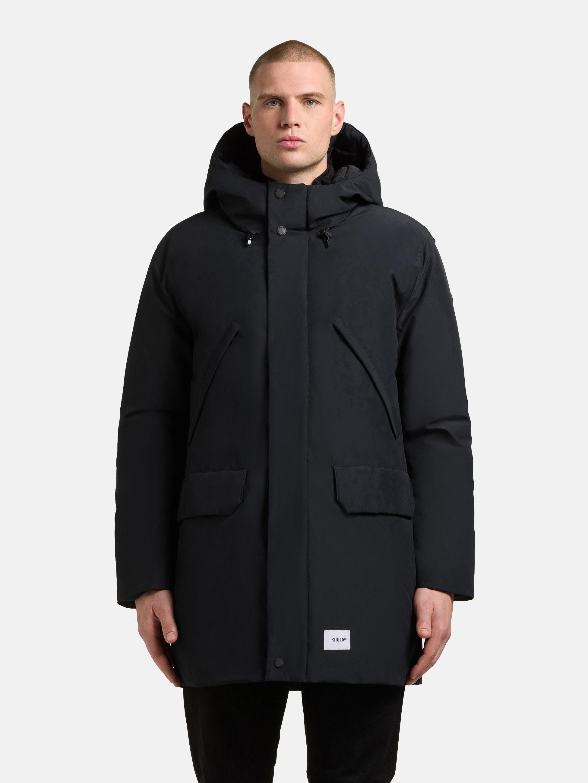 khujo Wintermantel Figaro Winterparka mit gefütterter Kapuze