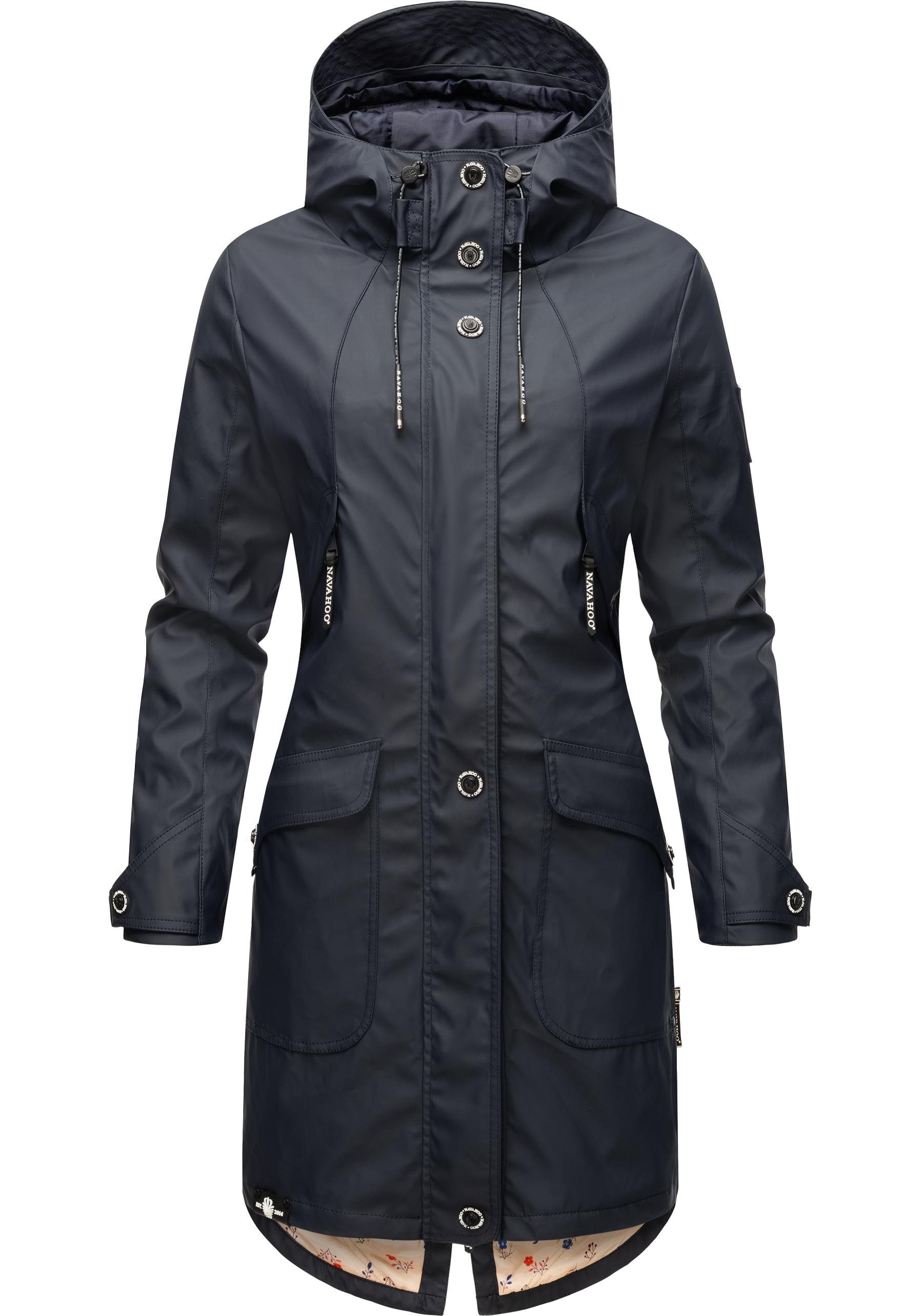 Navahoo Outdoorjacke Schötchen moderner Regenmantel mit Kapuze