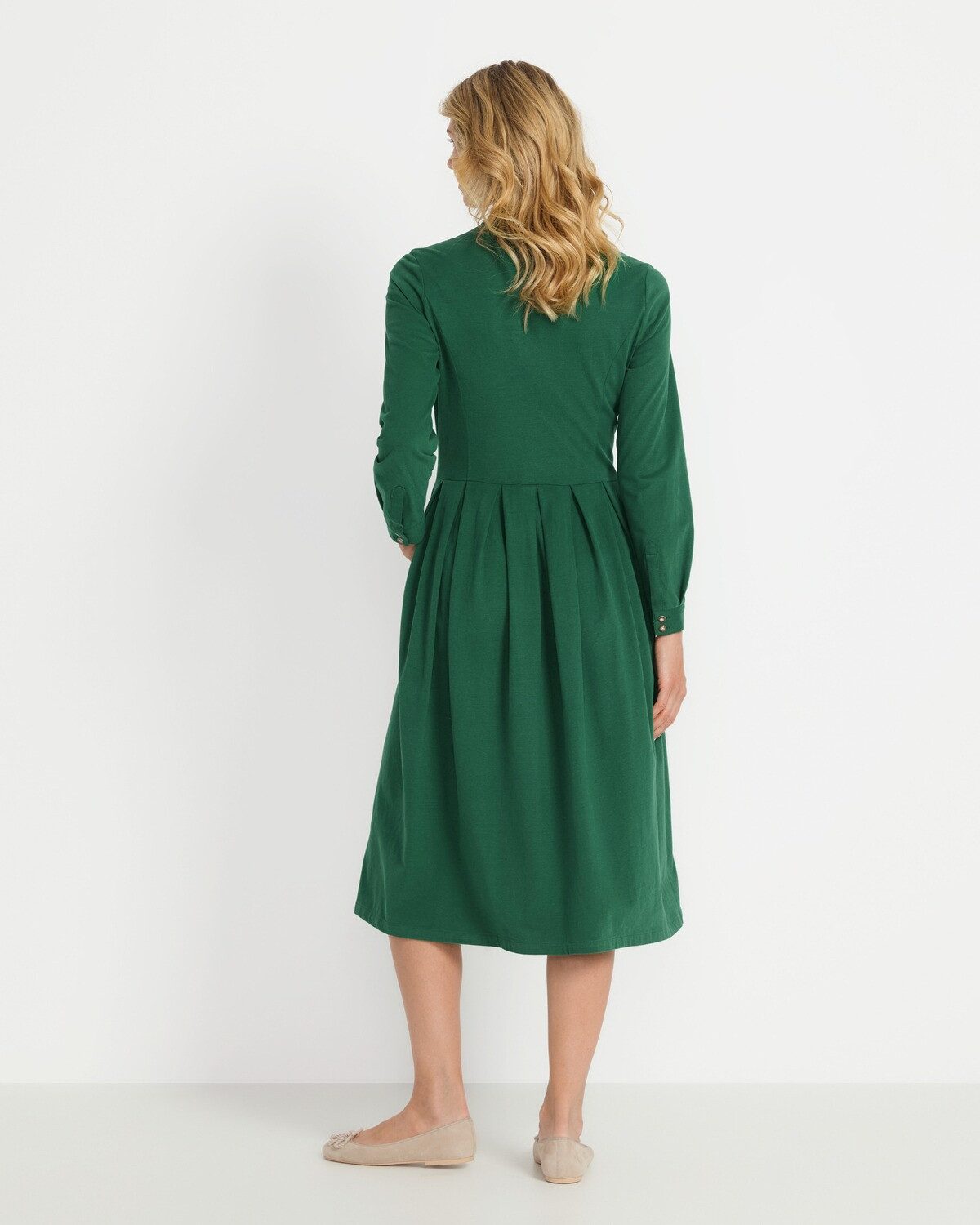 Luis Steindl Jerseykleid Jerseykleid mit Biesen
