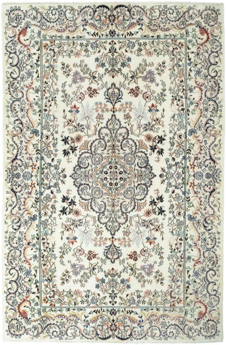 Orientteppich Mashhad 194x301 Handgeknüpfter Orientteppich / Perserteppich, Nain Trading, rechteckig, Höhe: 12 mm