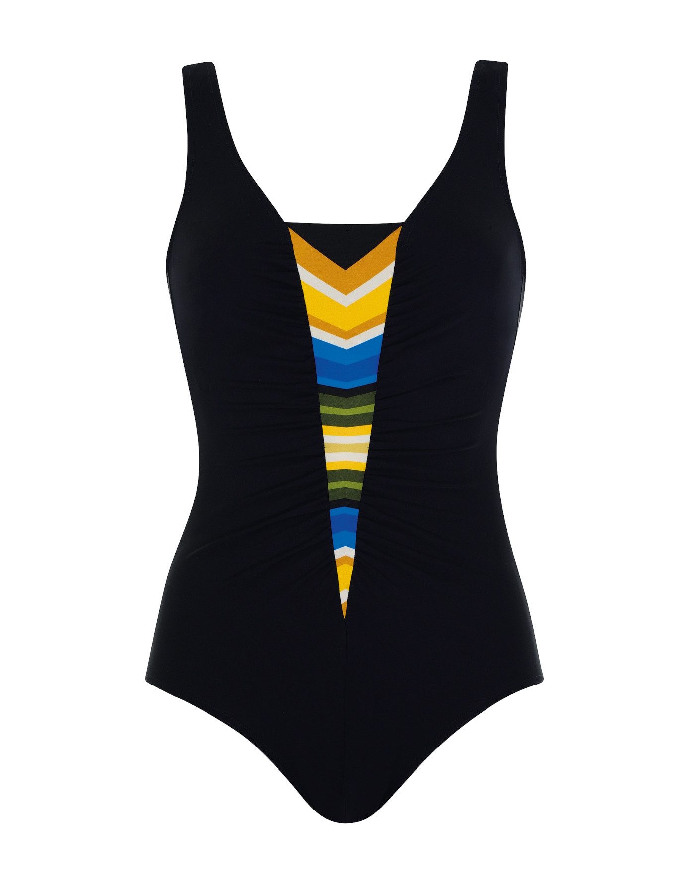 Sunflair Badeanzug Beach Basic Black & Multicolor Shapewear Badeanzug mit Stützfutter
