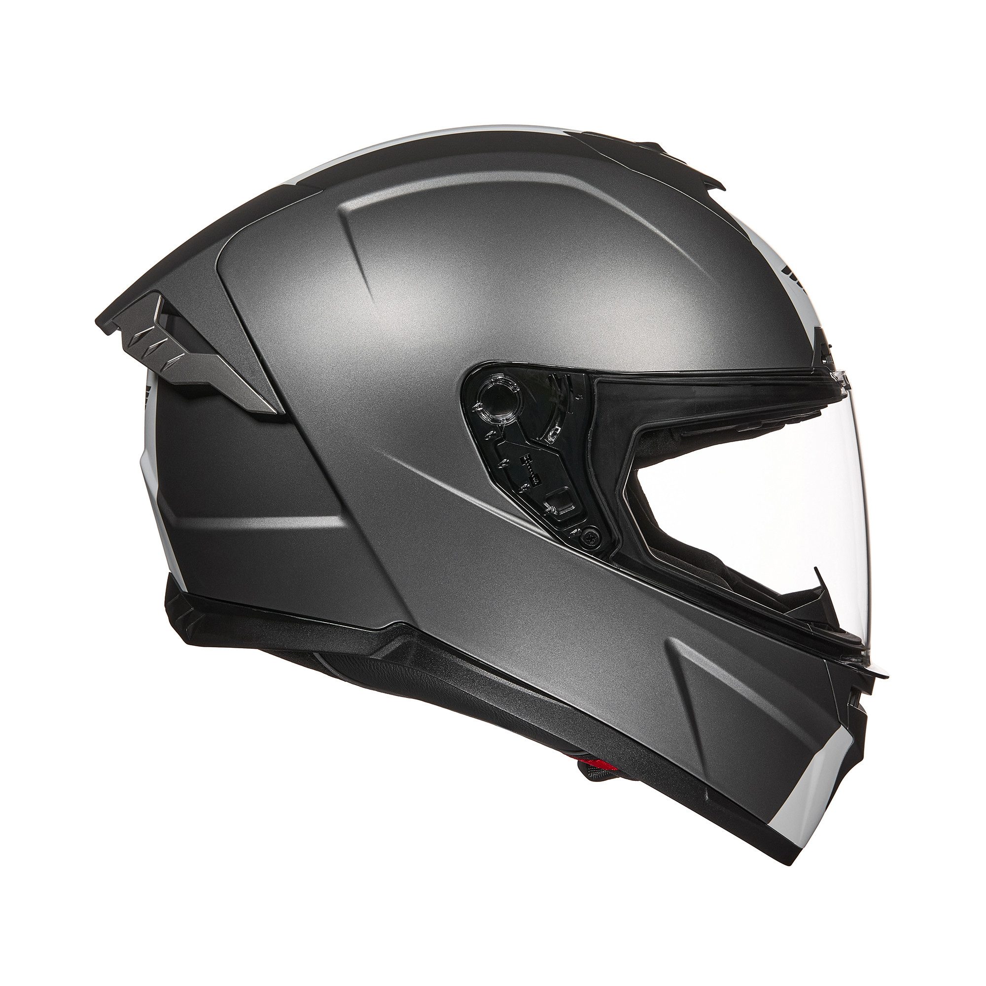 MOTO HELMETS Motorradhelm Integralhelm Motorrad Full Helm ST-666, Helm für Motorrad Roller Scooter, Schnellverschluss, Visier, nur 1500g