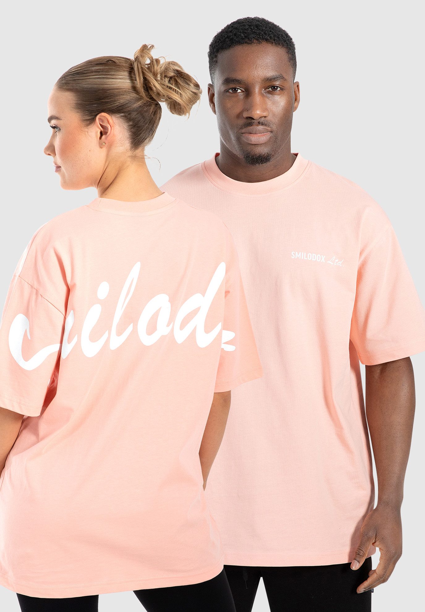 Smilodox T-Shirt Unisex Liquid Brail, Oversize günstig online kaufen