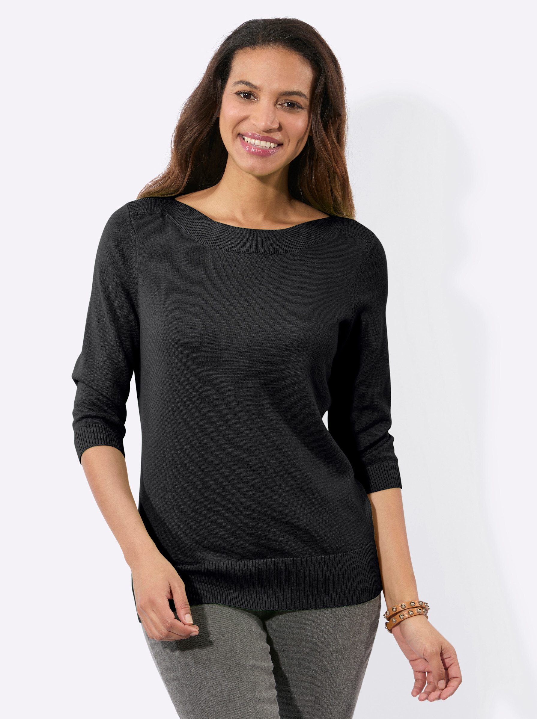 Witt Strickpullover 3/4-Arm-Pullover 3/4-Arm Jersey
