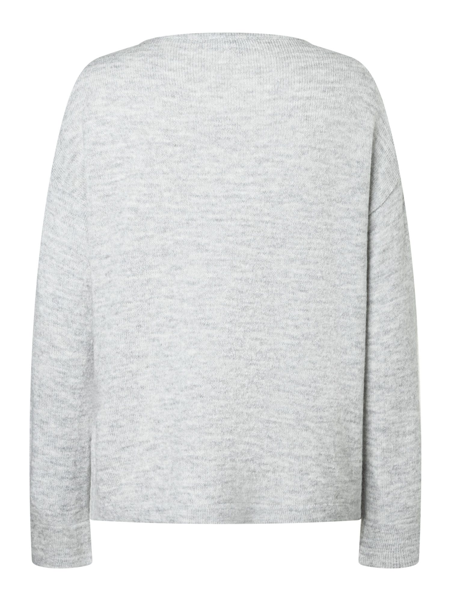 MORE&MORE Rundhalspullover süßer, softer Pailletten-Herzchen-Pullover