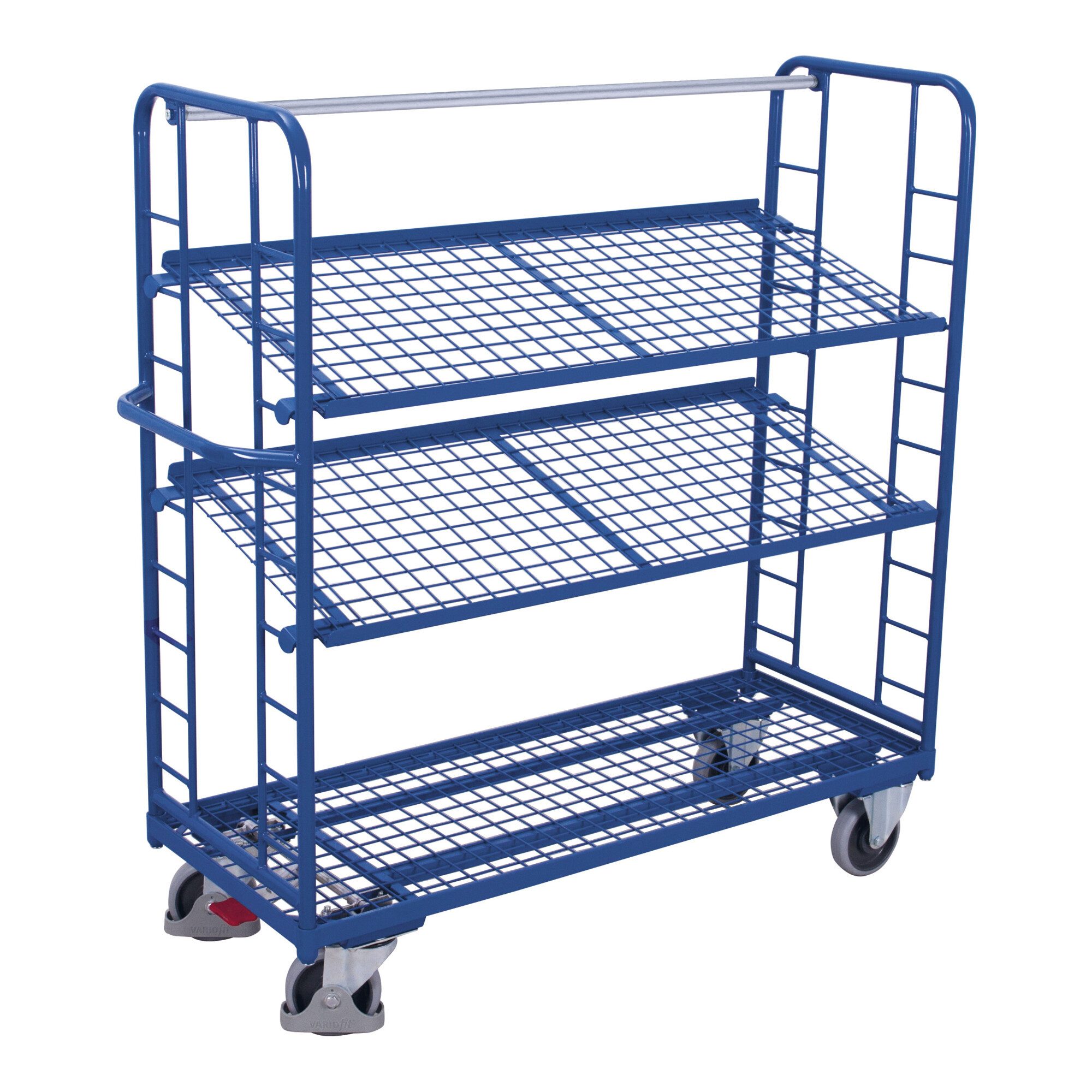 CORDES Transportwagen VARIOfit Etagenwagen mit 3 Drahtgitterböden 1.650 x 650 mm