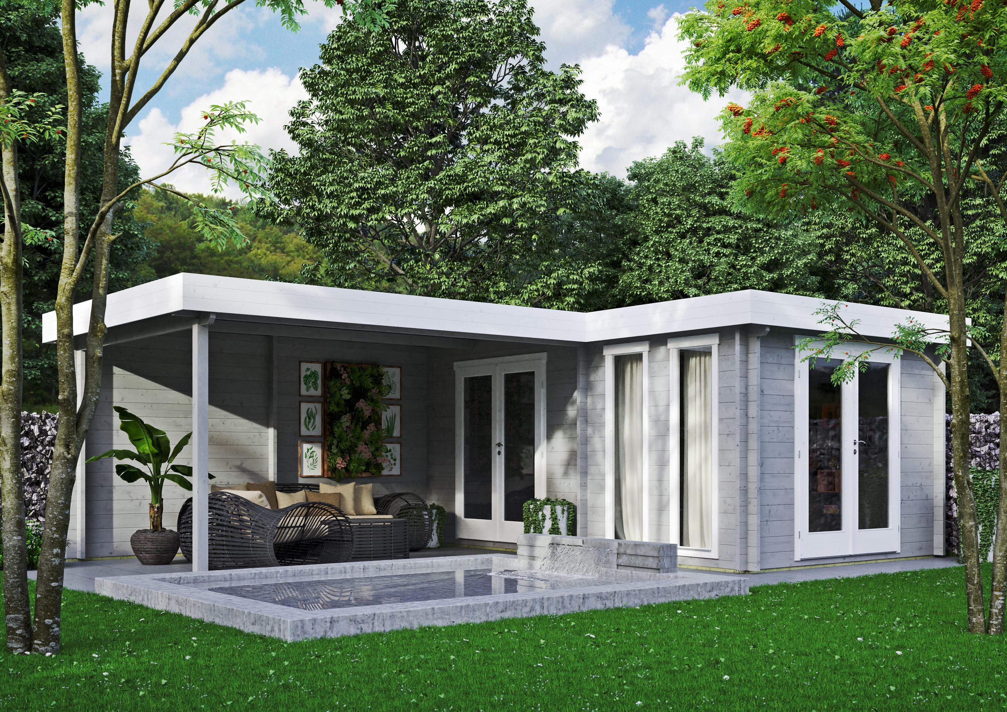 Fjordholz Gartenhaus Luisa 44