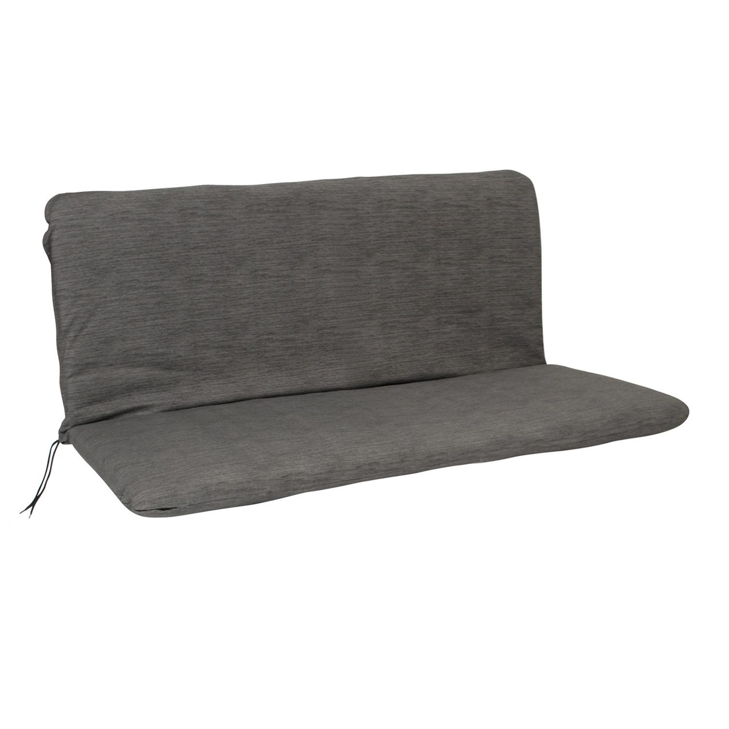 DEGAMO Bankauflage ARIZONA, (1 St), 2-sitzer 98x88cm, anthrazitfarben