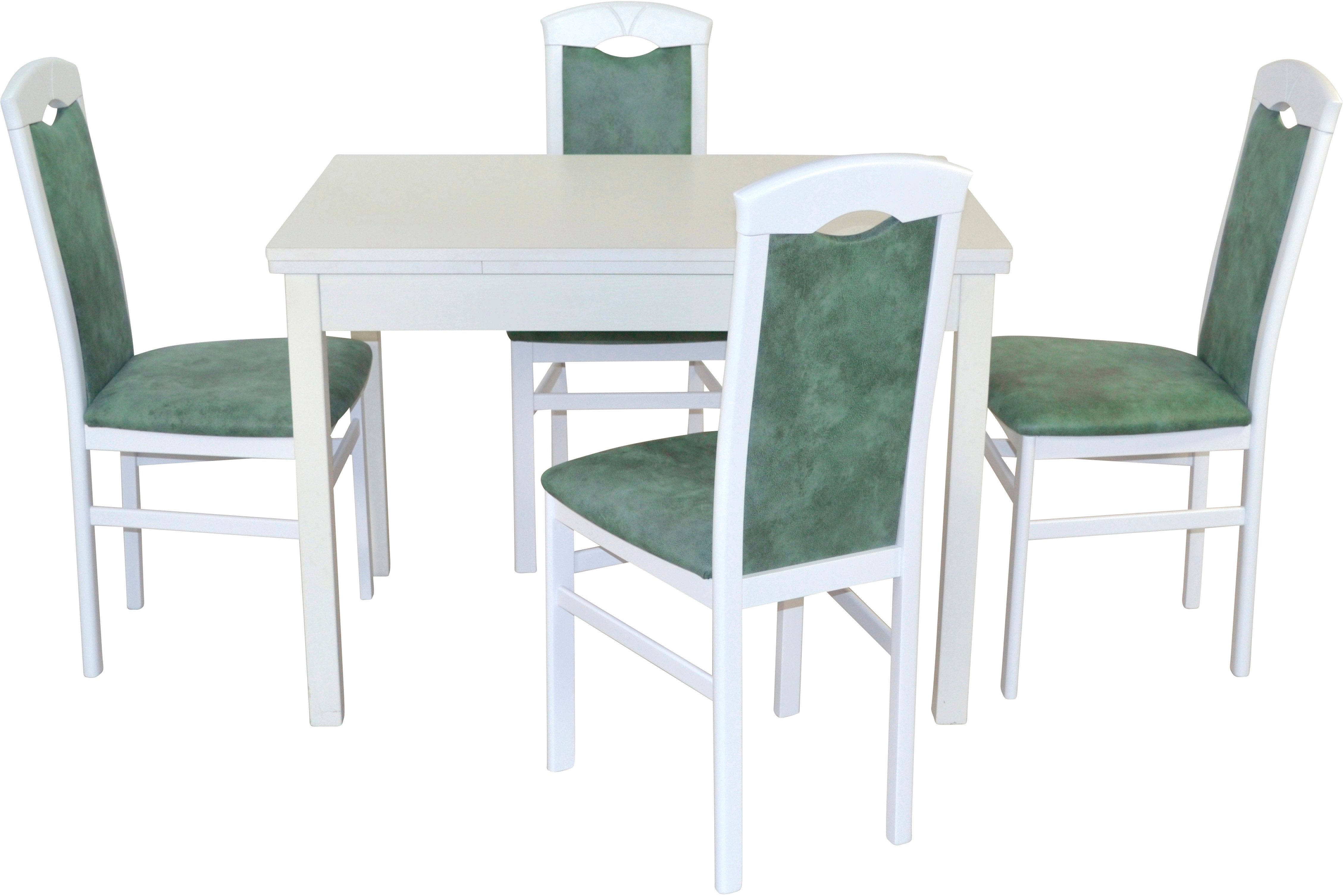 HOFMANN LIVING AND MORE Essgruppe 5tlg. Tischgruppe, (Spar-Set, 5-tlg., 5tlg. Tischgruppe), Stühle montiert