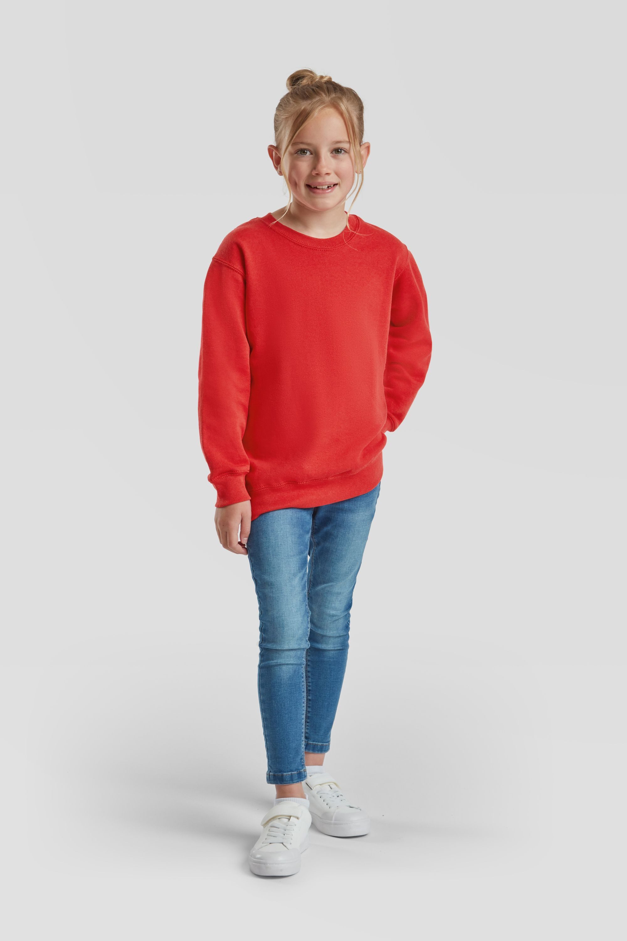 Fruit of the Loom Sweatshirt Fruit of the Loom Classic Set-In Sweat Kids – Bild 3 von 5