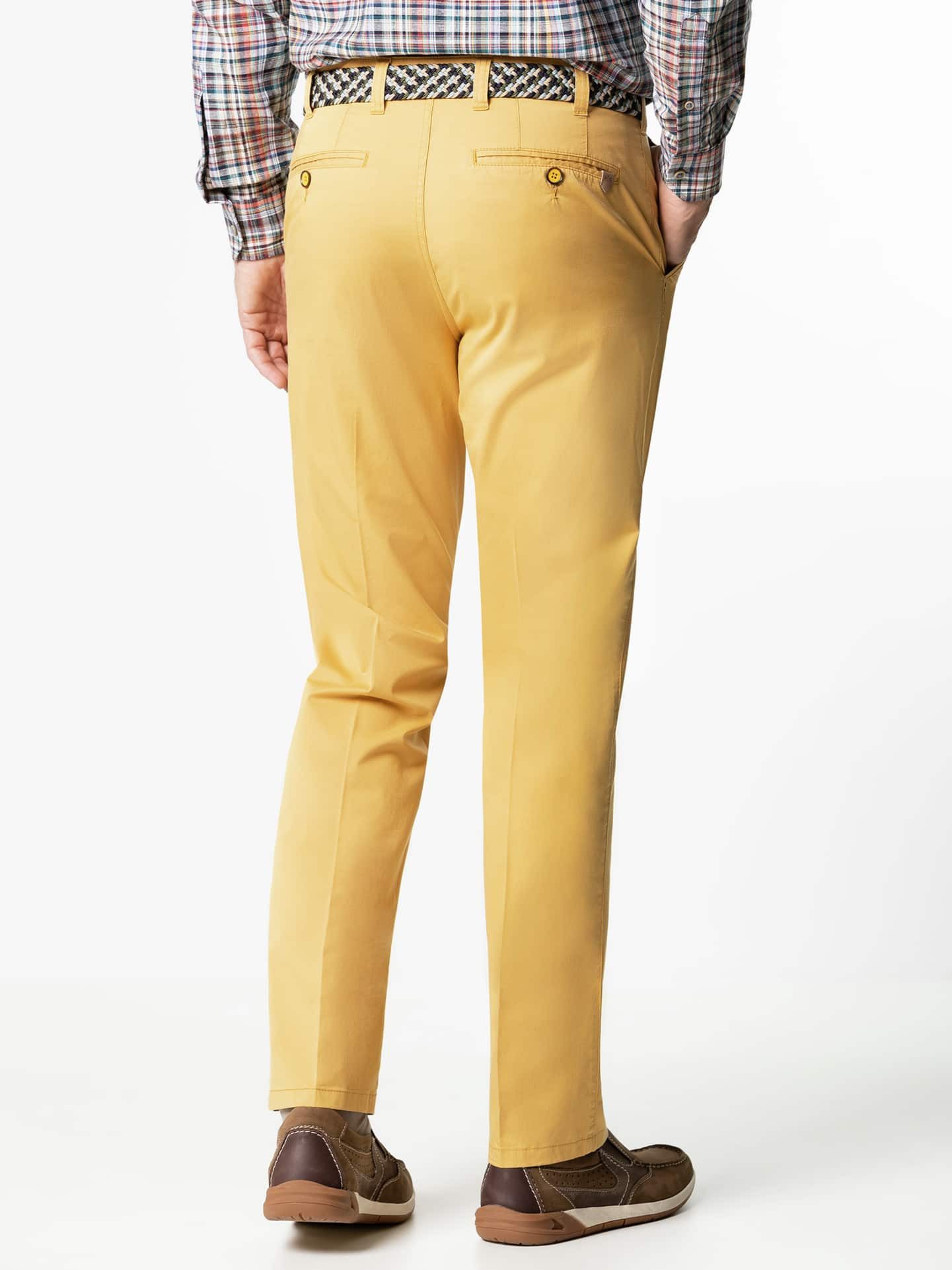 Walbusch Chinohose Herren Extraglatt-Stretchbund-Chino Regular Fit bügelfrei, bügelfrei, Kurzgröße – Bild 3 von 5