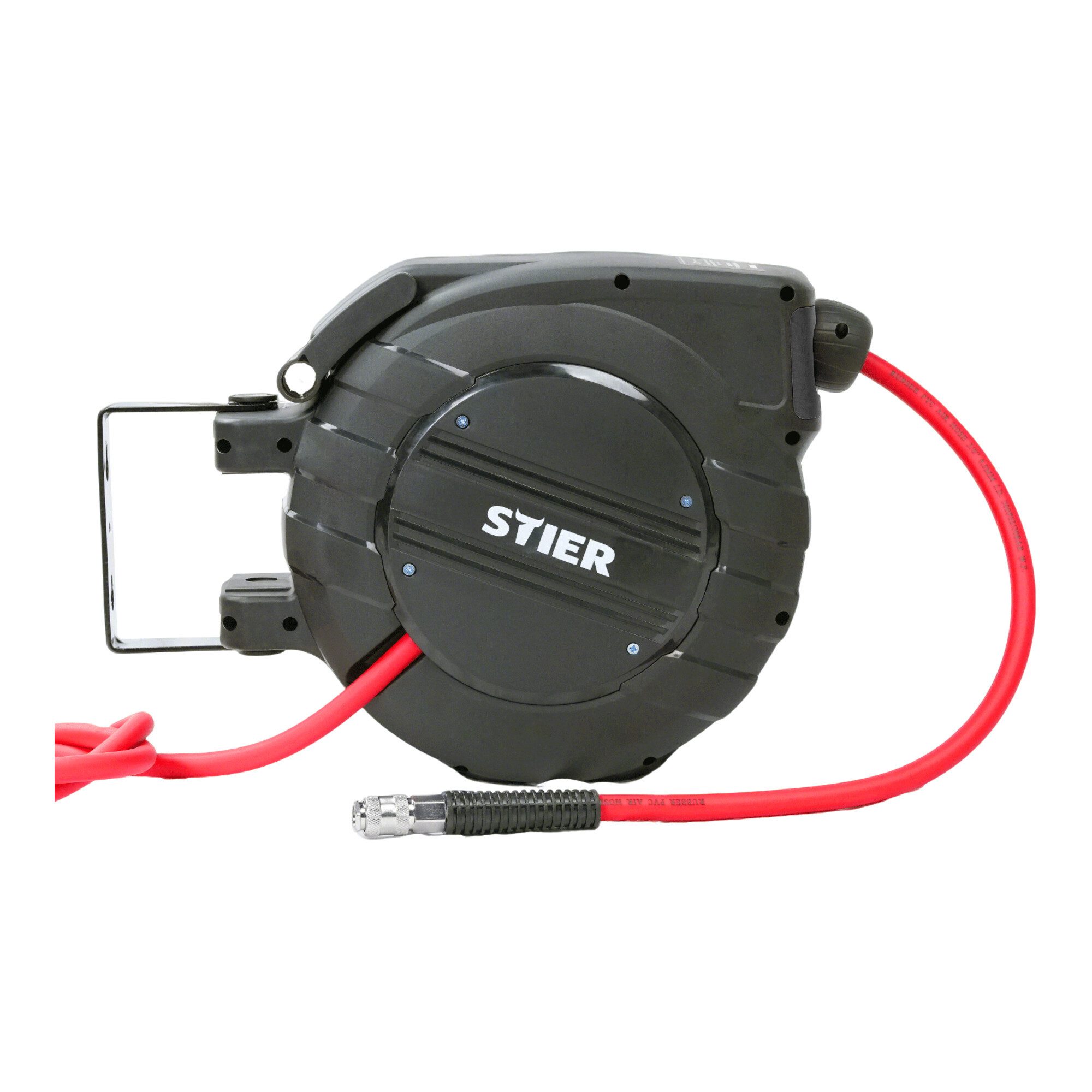 Stier Schlauchaufroller STIER Schlauchtrommel Auto-Stopp 15m