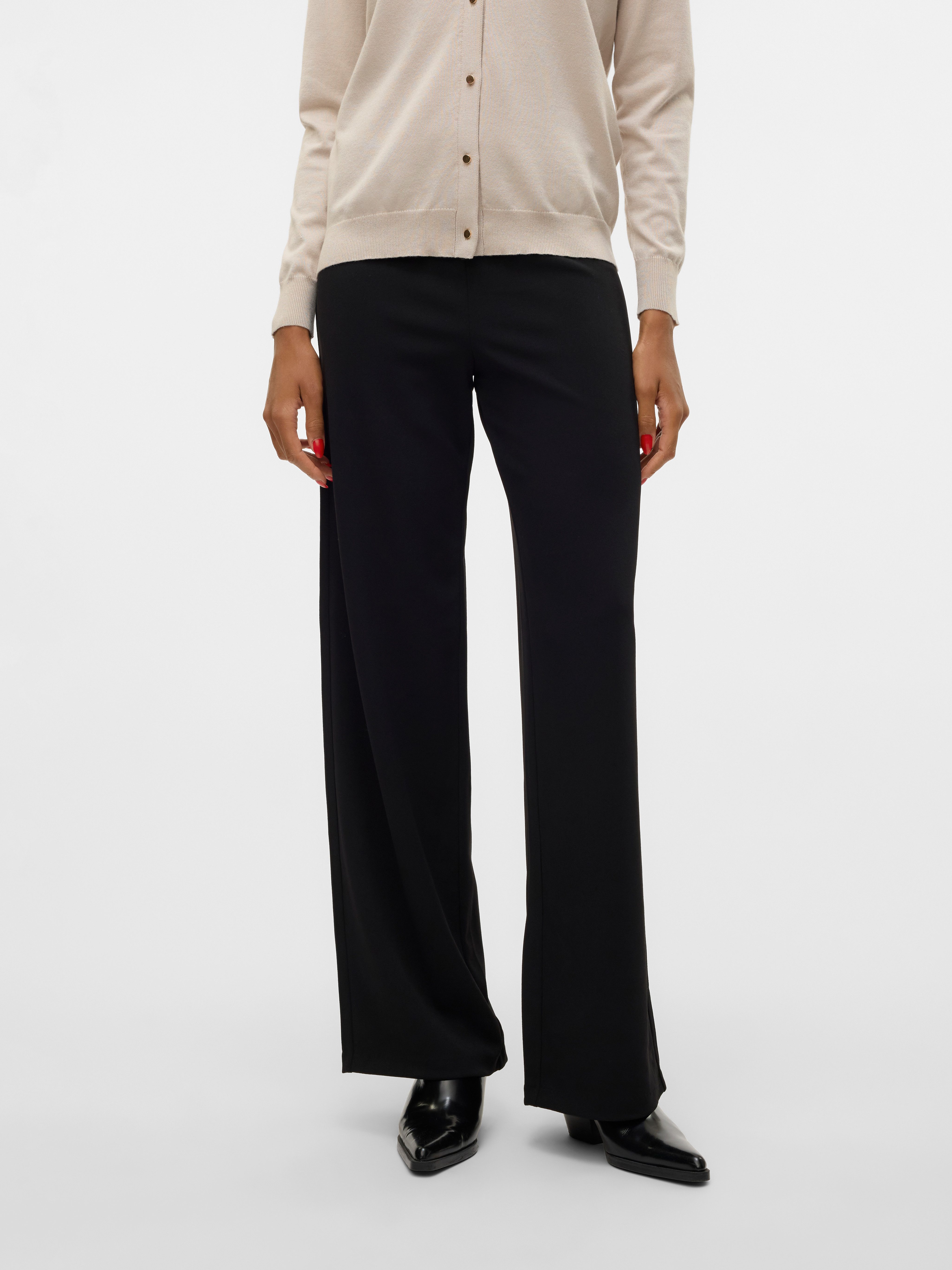 Vero Moda Schlupfhose VMBERLIN ZAMIRA MW WIDE PANT NOOS mit Stretch günstig online kaufen