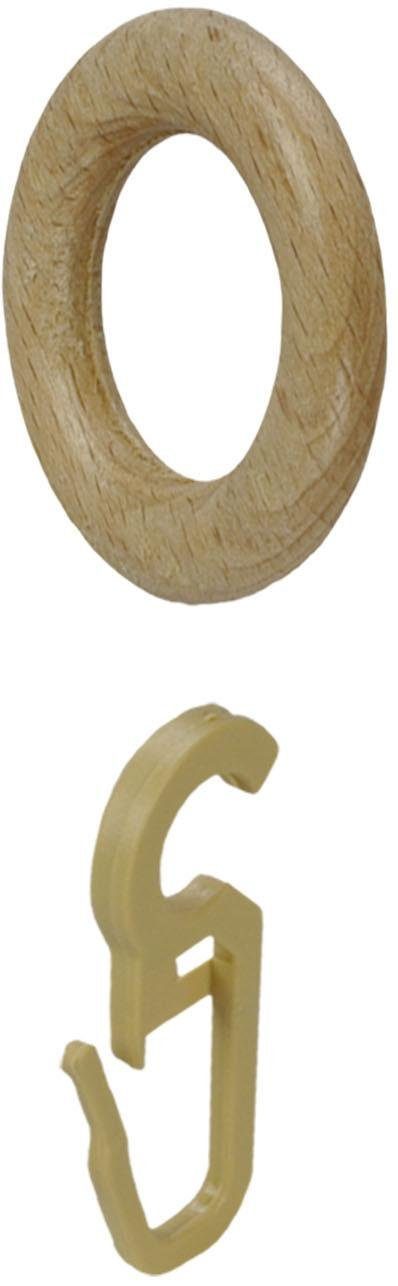 Liedeco Gardinenring, Gardinen, Gardinenstangen, (8-St) günstig online kaufen