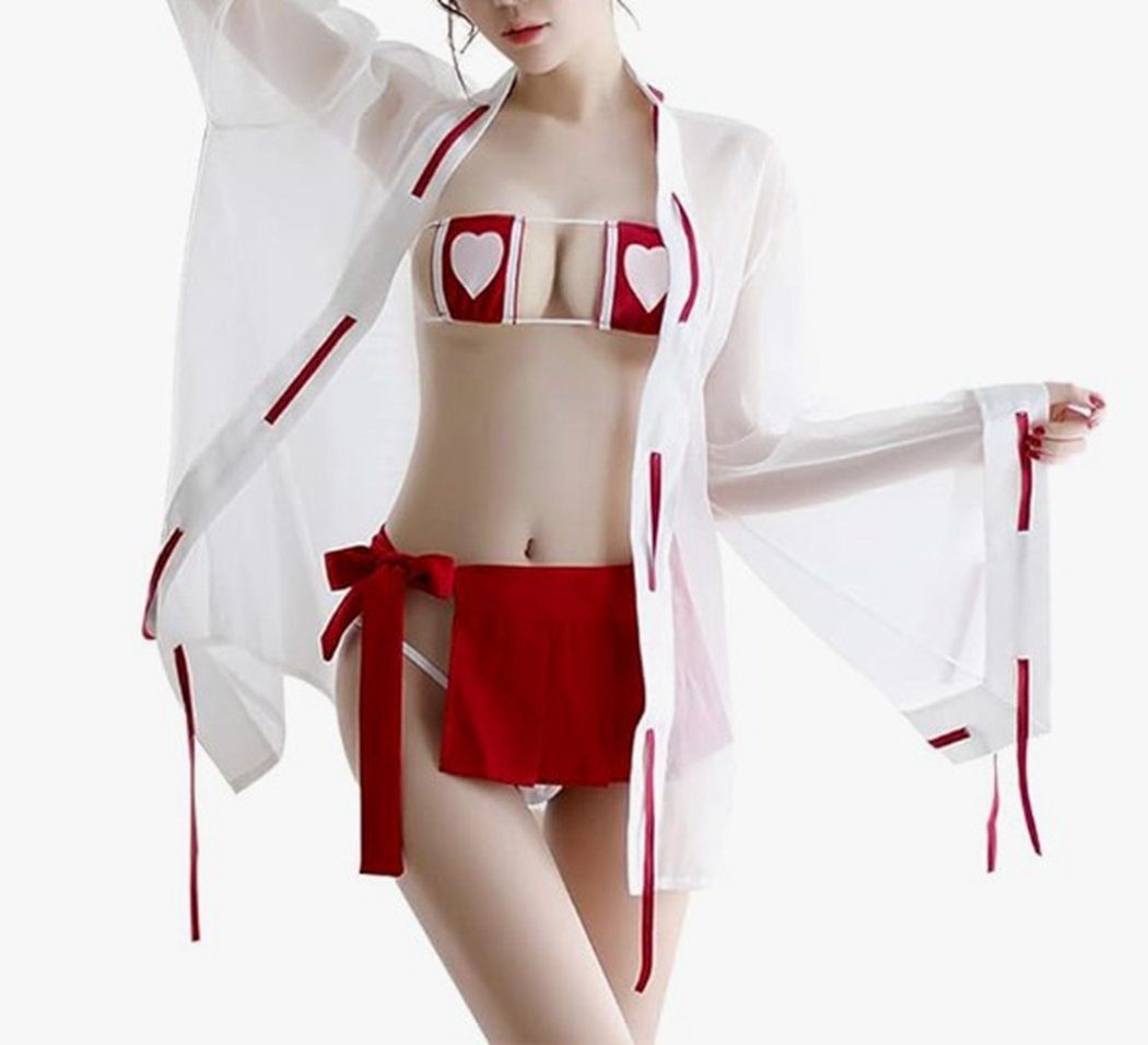 Outfit, Sexy sexy VOCTVTB Pyjama Uniform durchsichtiges Kimono, Dessous,
