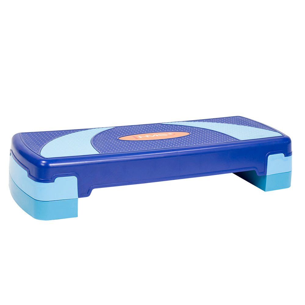 HMS Stepboard Steppbrett Fitnessboard Aerobic (Spar-Set, 3-stufige Höhenverstellung), Ideal zur Straffung von Beinen, Po und Bauch