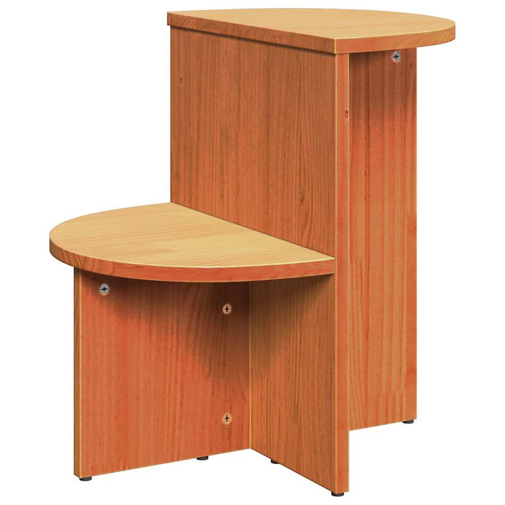 Couchtisch Couchtisch Wachsbraun 50 x 40 x 50 cm Massivholz Kiefer