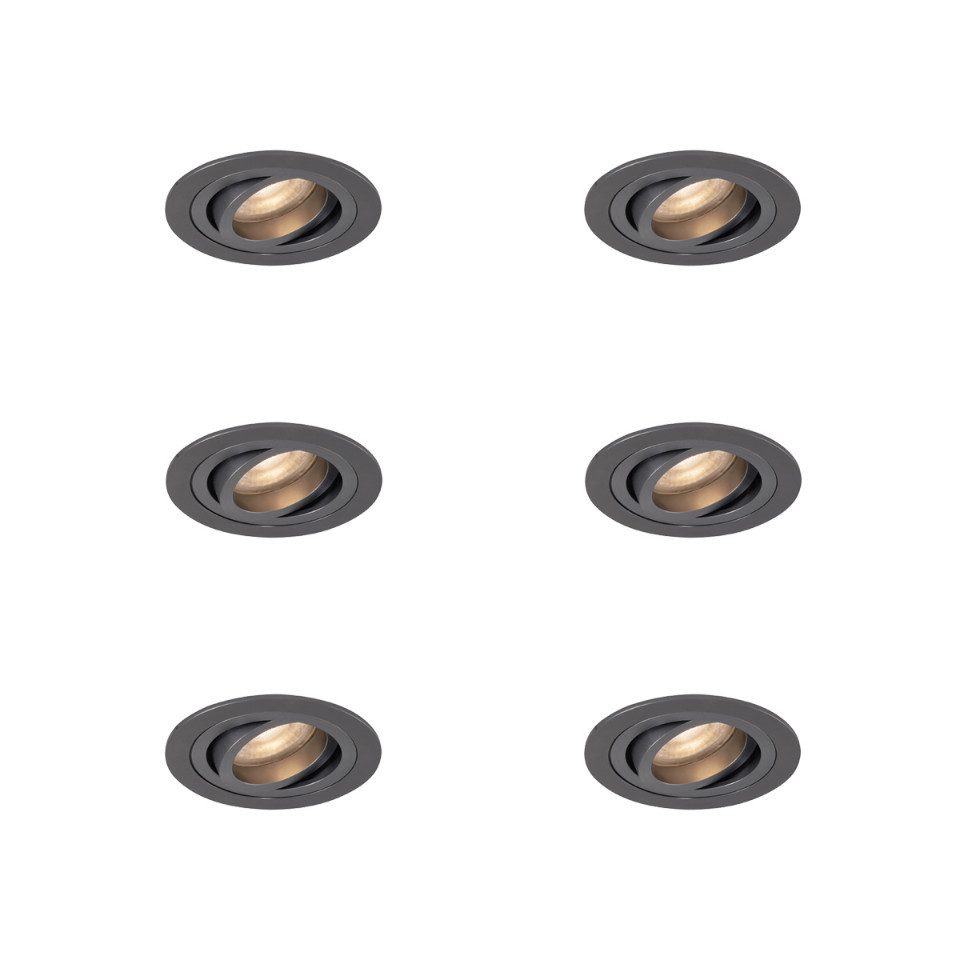 Qazqa LED Einbaustrahler 108381, ohne Leuchtmittel, Warmweiß