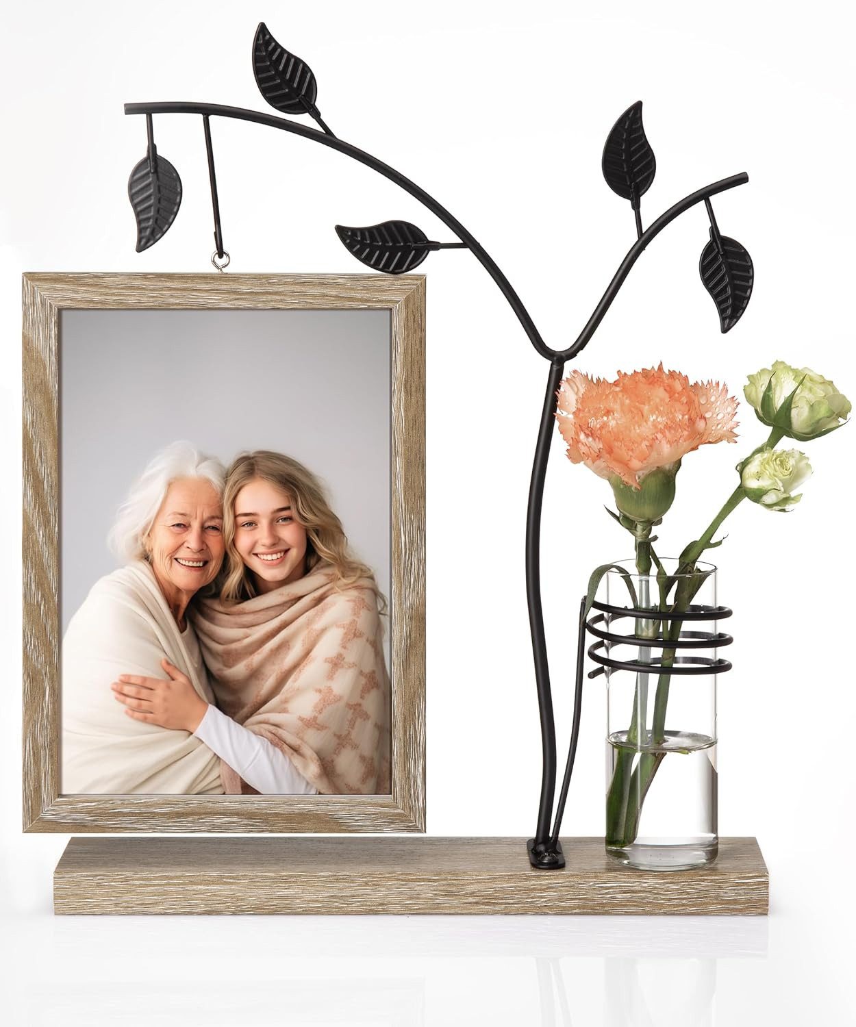 Refined Living Bilderrahmen Holz Doppelglas Fotorahmen 10x15, drehbar, mit günstig online kaufen