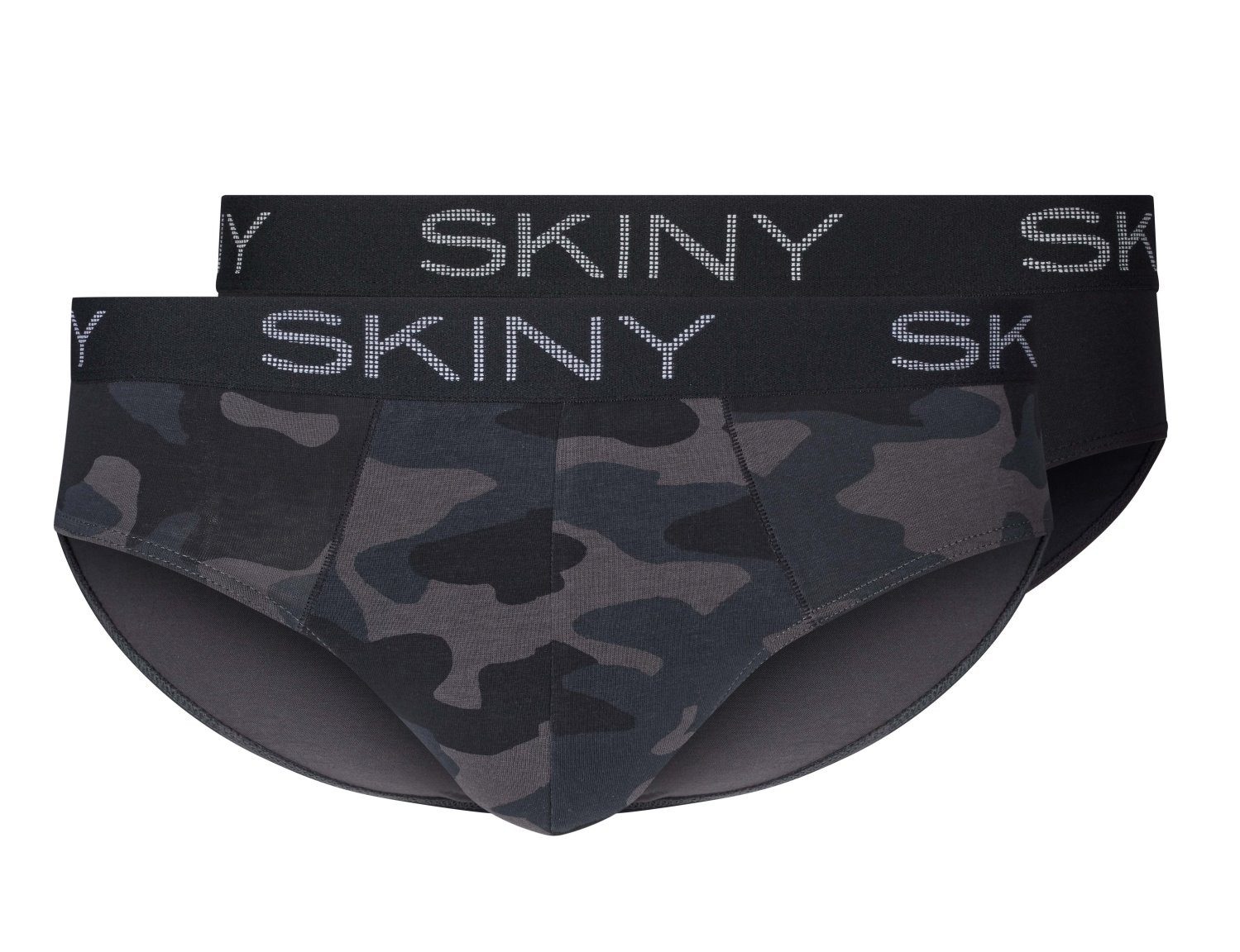 Skiny Brasilslip Doppelpack Herren Unterhose (2-St) Modisches Design