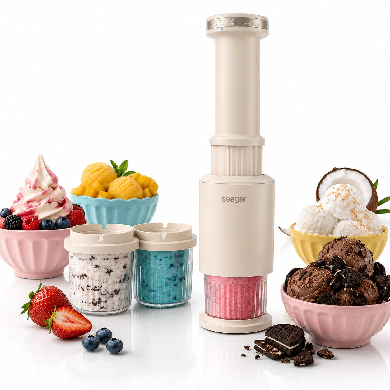 Seeger Eismaschine für Zuhause, 1,05 l