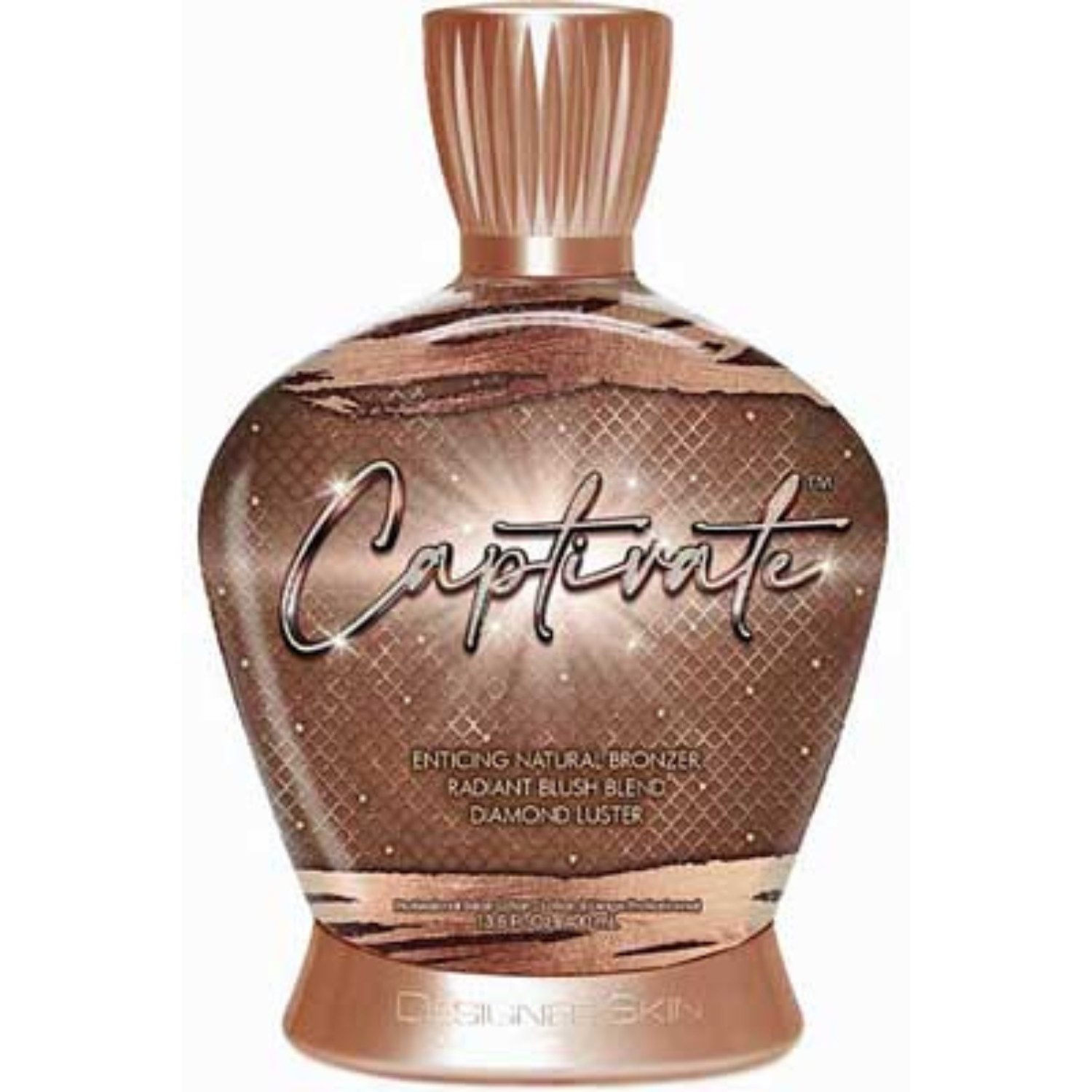 Designer Skin Selbstbräunungslotion Designer Skin Captivate natürlicher Bräunungsbronzer 400 ml, Mit Hamamelis zur Unterstützung der Hautelastizität
