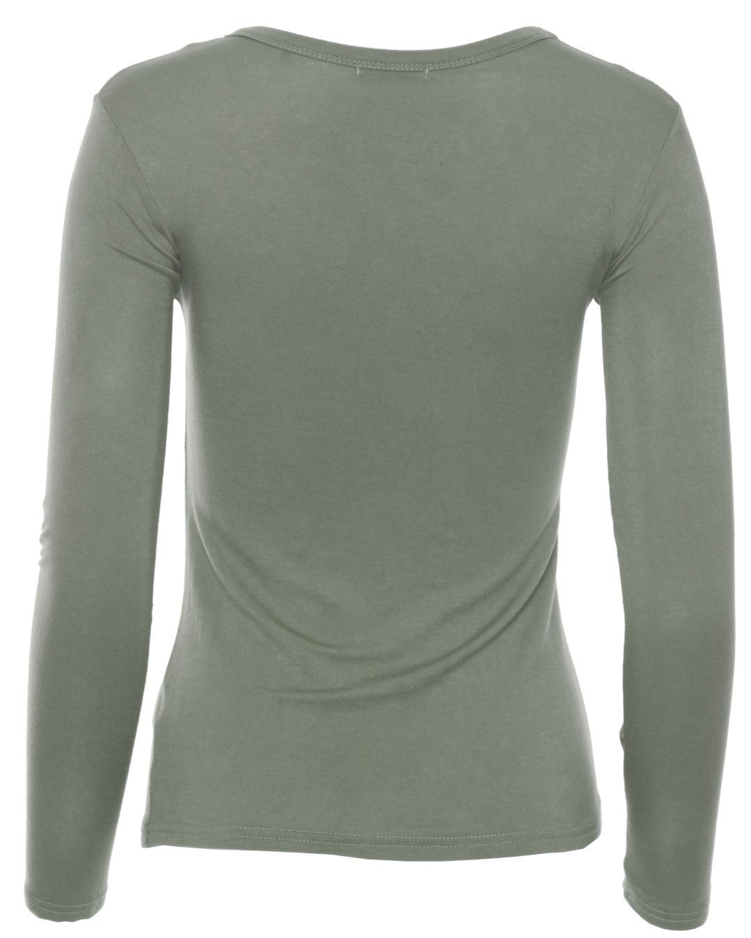 Muse Rundhalsshirt Basic Rundhals Langarmshirt Skinny günstig online kaufen
