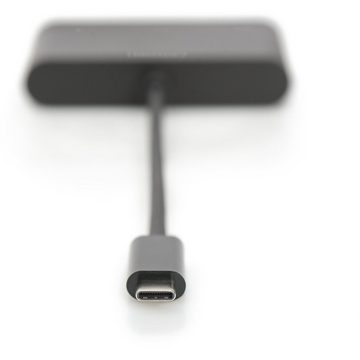 Digitus Digitus USB 3.2 Gen 1 Multiport-Hub, USB-C Stecker Audio- & Video-Adapter
