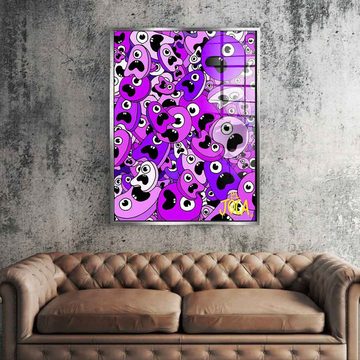 DOTCOMCANVAS® Acrylglasbild Sordins Purple - Acrylglas, Acrylglasbild Sordins Purple comic Figur lila hochkant