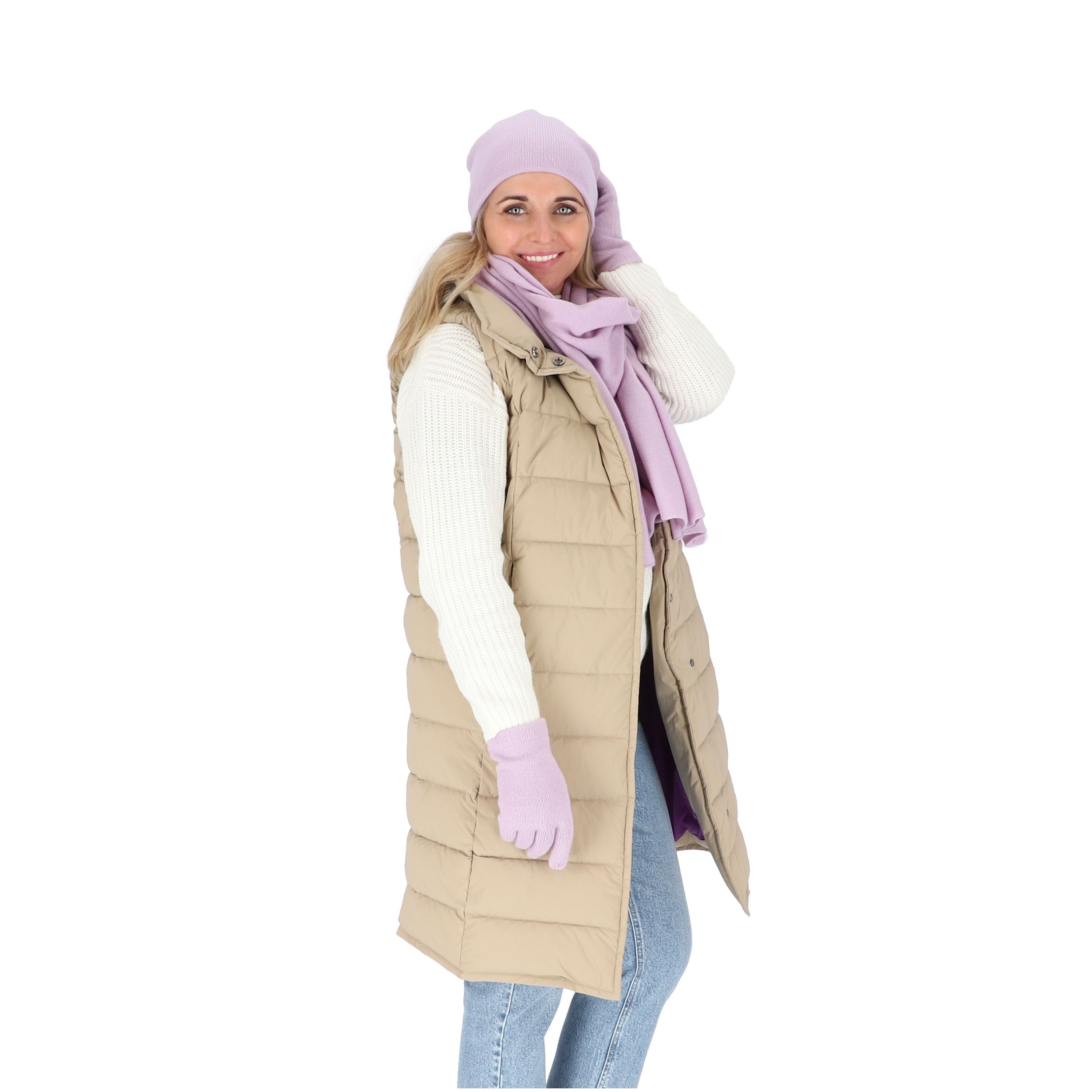 halsüberkopf Accessoires Strickmütze Strickmütze Wolle/Kaschmir (1-St) Stri günstig online kaufen