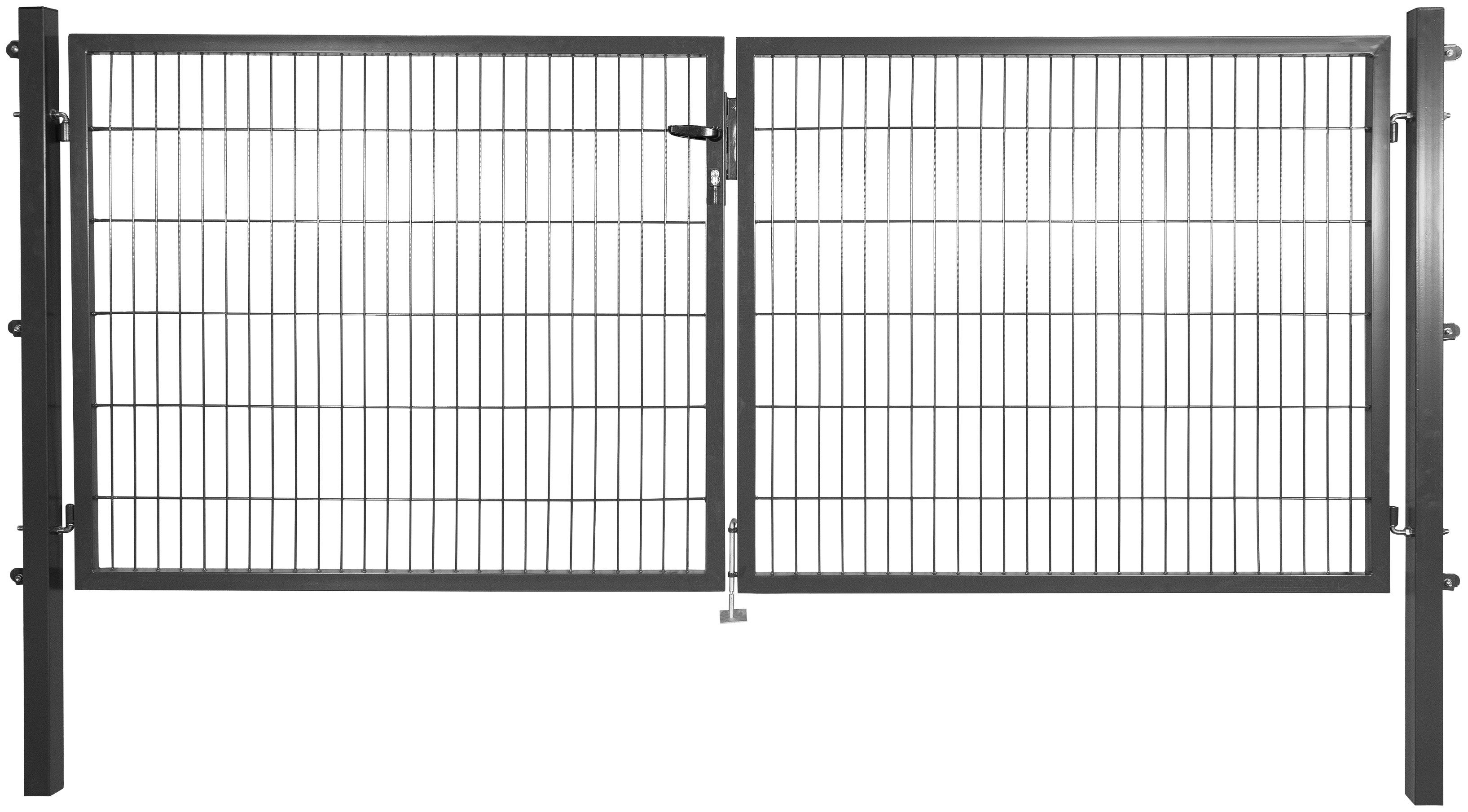 Arvotec Zaundoppeltür "ESSENTIAL" Breite: 300 cm, Höhe: 80 - 200 cm, zum Ei günstig online kaufen