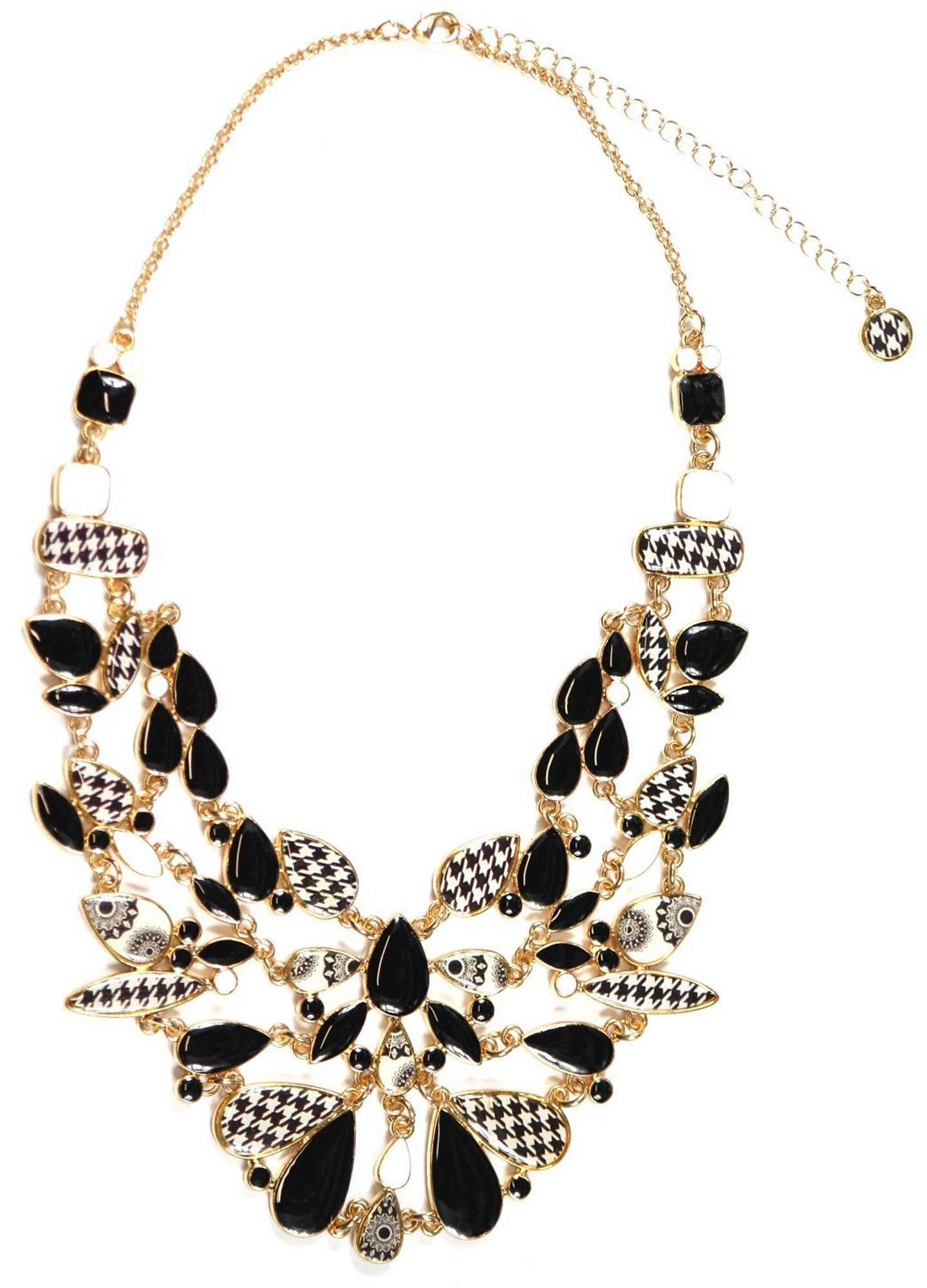 Desigual Collier Geofresh, Collier lang Boho-Touch antik vergoldet