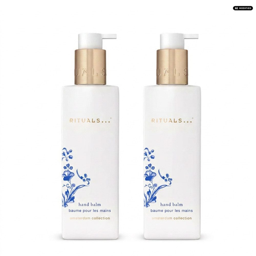 Rituals Handbalsam Rituals Amsterdam Collection Hand Balm 2er Set, 1-tlg., Praktisches Vorrats- und Geschenk-Set