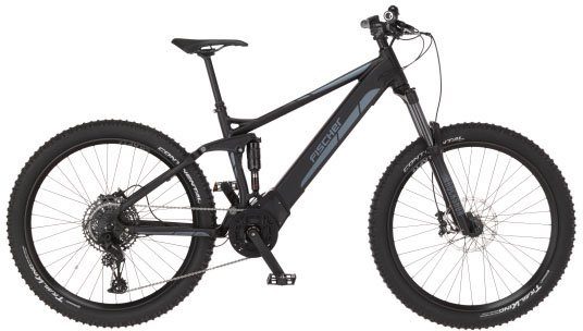 FISCHER Fahrrad E-Bike Mountainbike MONTIS 6.0i Fully 504, 12 Gang, Kettenschaltung, Mittelmotor, 504 Wh, Pedelec, Elektrofahrrad für Damen u. Herren, MTB