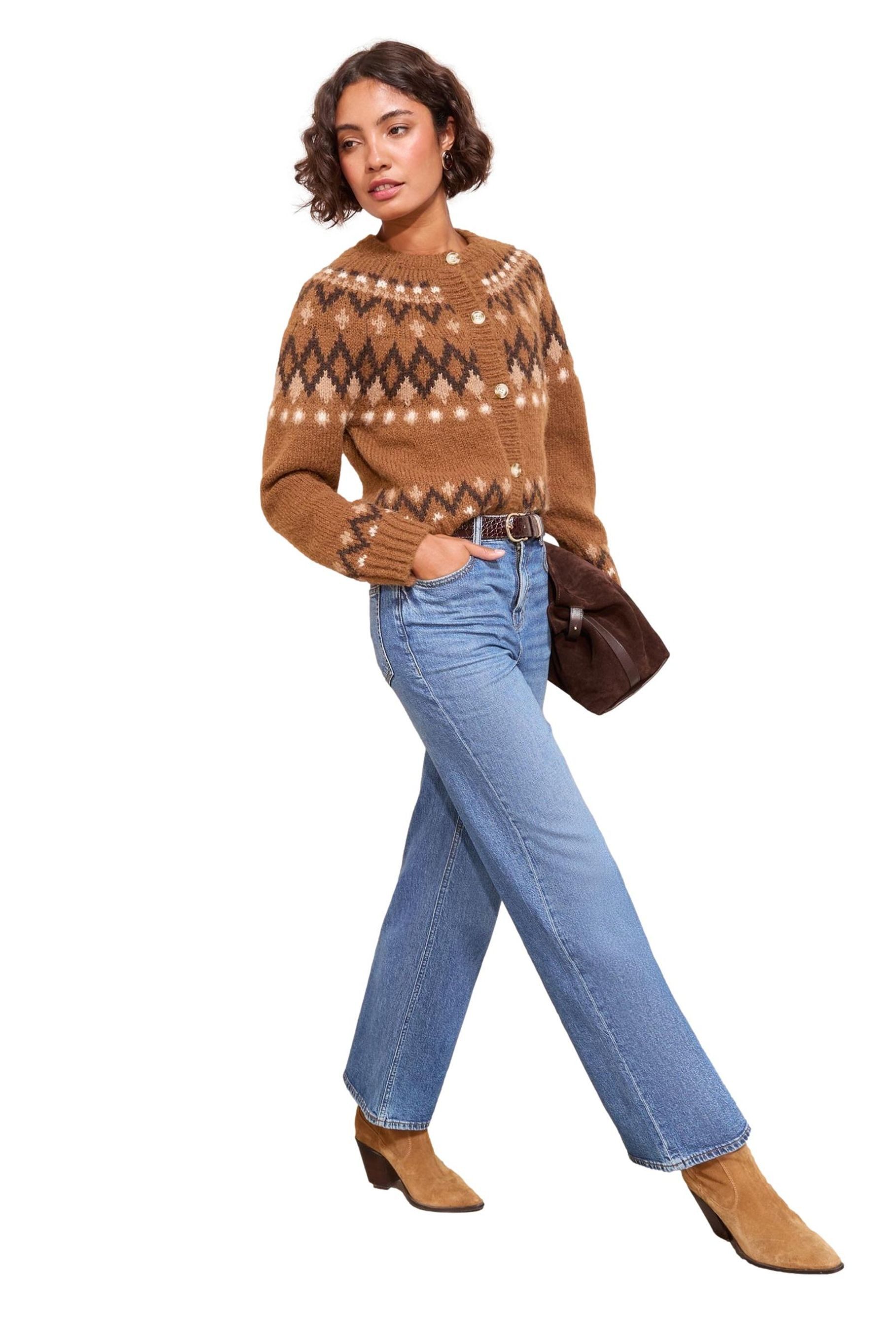 Strickjacke Friends Like These Strickjacke mit Fairisle-Muster