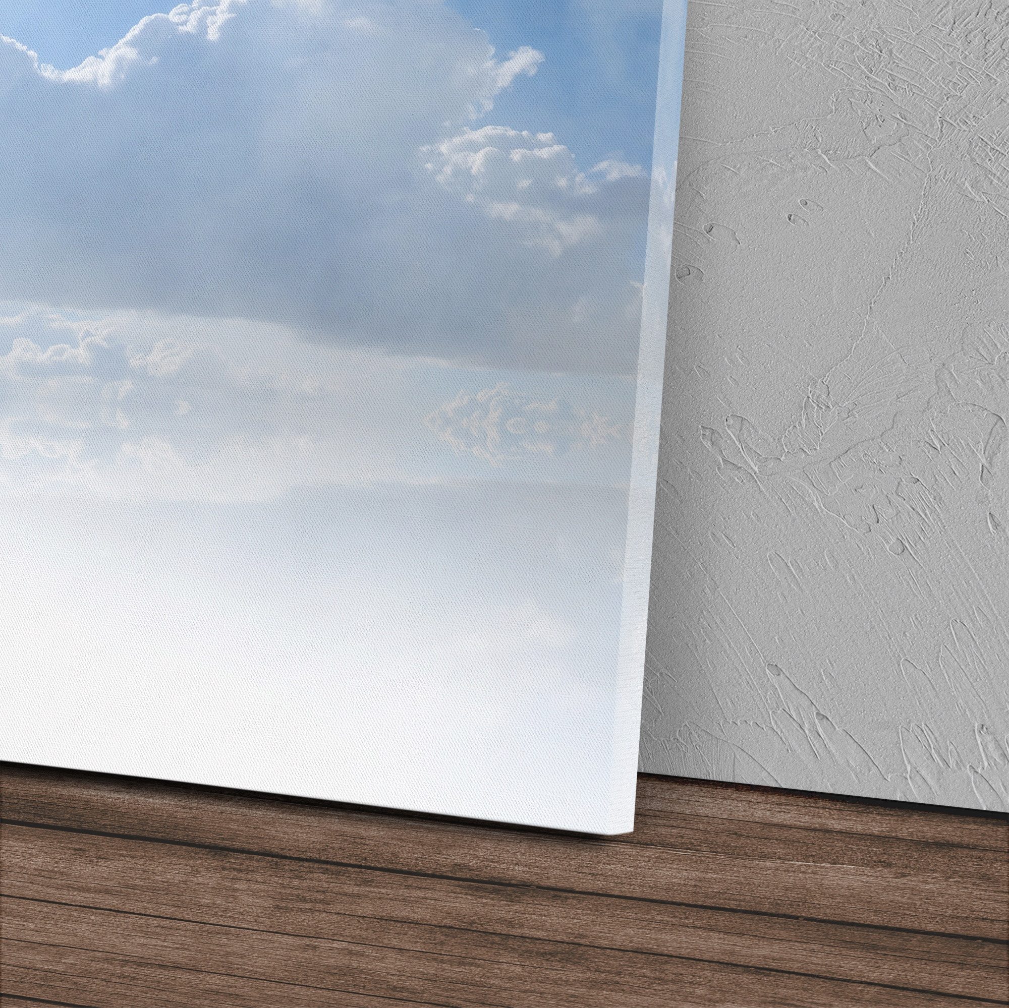 Sinus Art Leinwandbild 120x80cm Wandbild auf Leinwand Blauer Himmel Sonne W günstig online kaufen