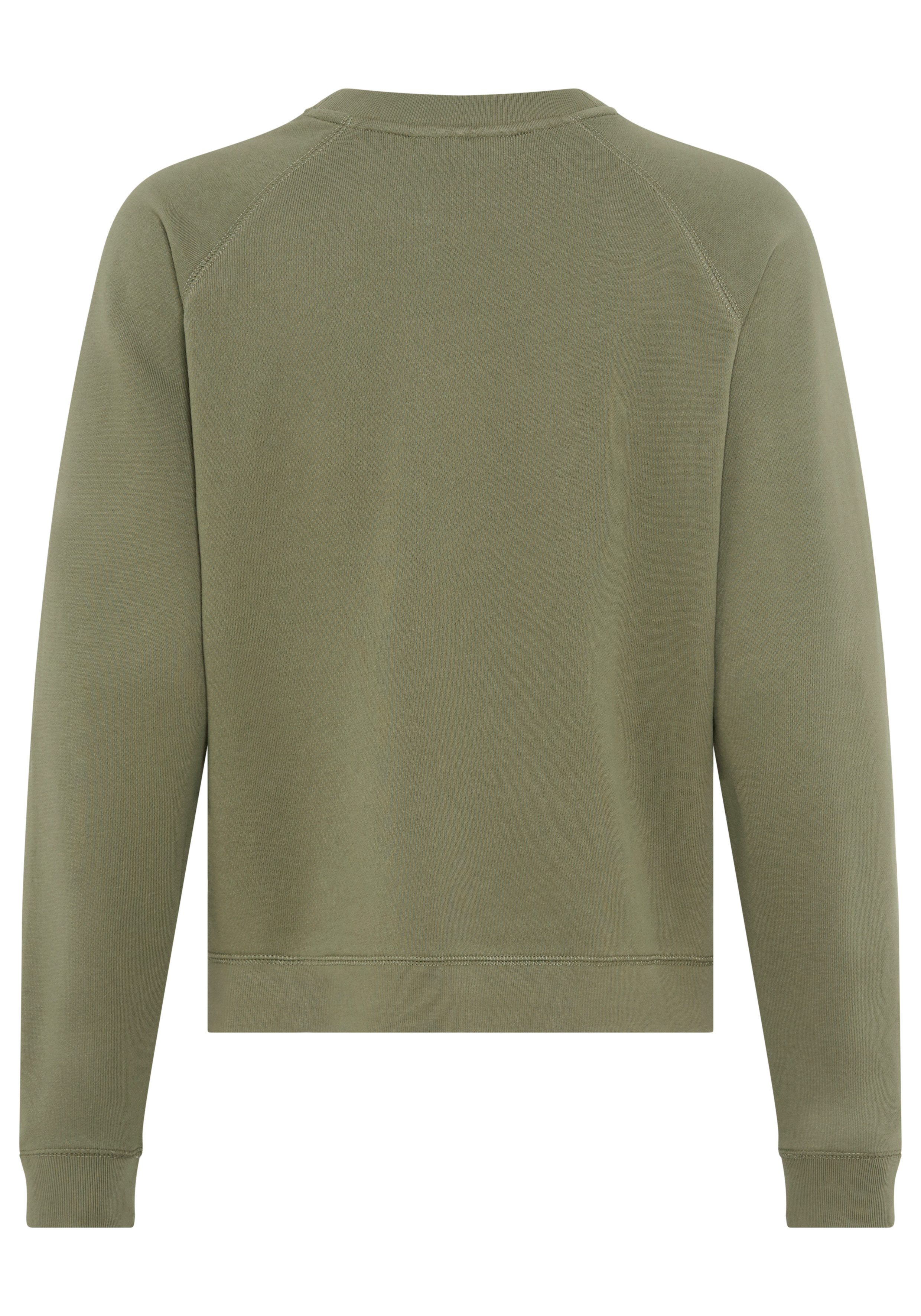 Marc O'Polo DENIM Sweatshirt Rückenteil dezent länger, kleine Seitenschlitz günstig online kaufen