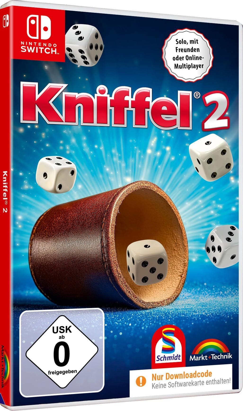 Kniffel 2 mit Online MultiPlayer - Nintendo Switch - Code in a Box (Code in a Box), Nintendo Switch