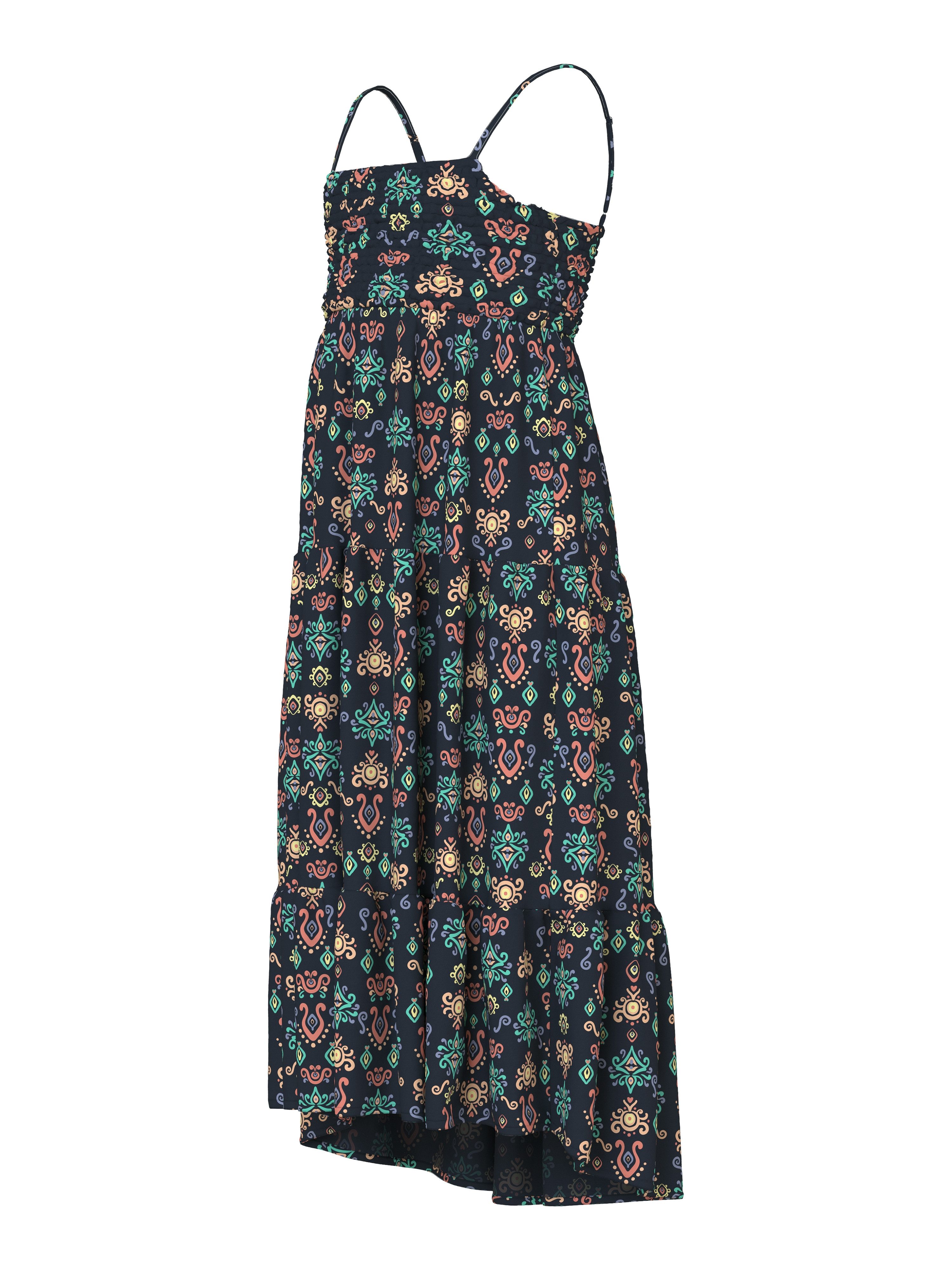 Name It Trägerkleid NKFVINAYA STRAP MAXI DRESS Materialmix, regular fit