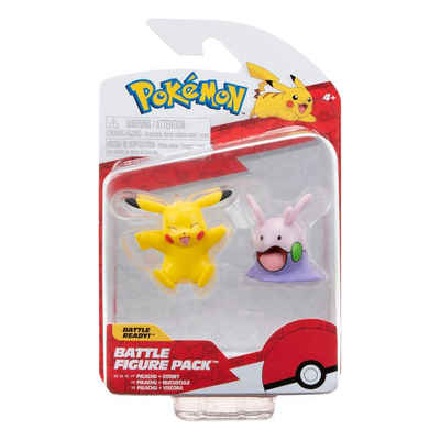 Jazwares Actionfigur Pokémon Battle Figure Pack Minifiguren 2er-Pack Pikachu & Viscora 5 cm
