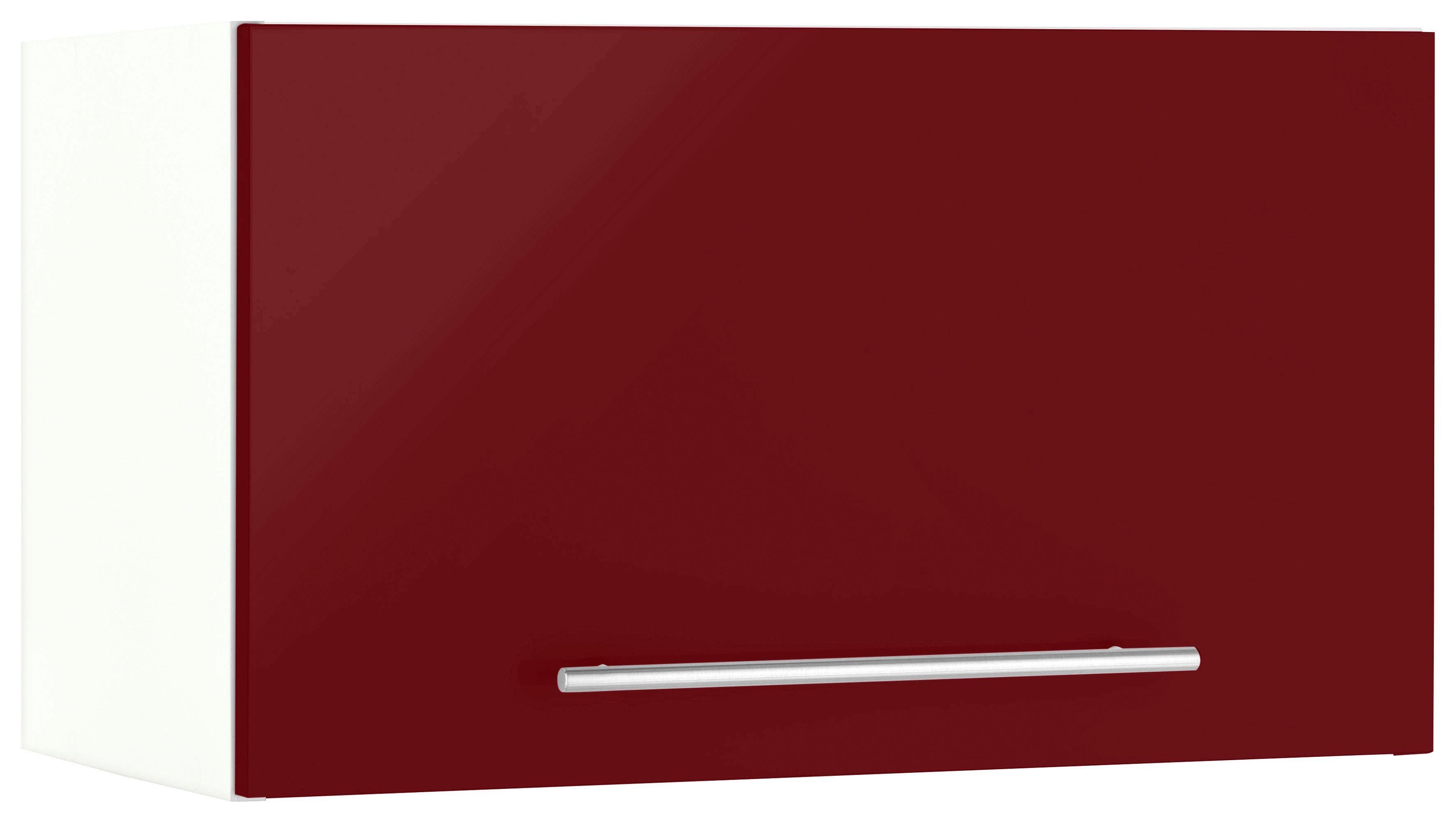 wiho Küchen Hängeschrank Flexi2 Breite 60 cm, mit 1 Tür, rechts/links wechselbar rot Glanz/weiß
