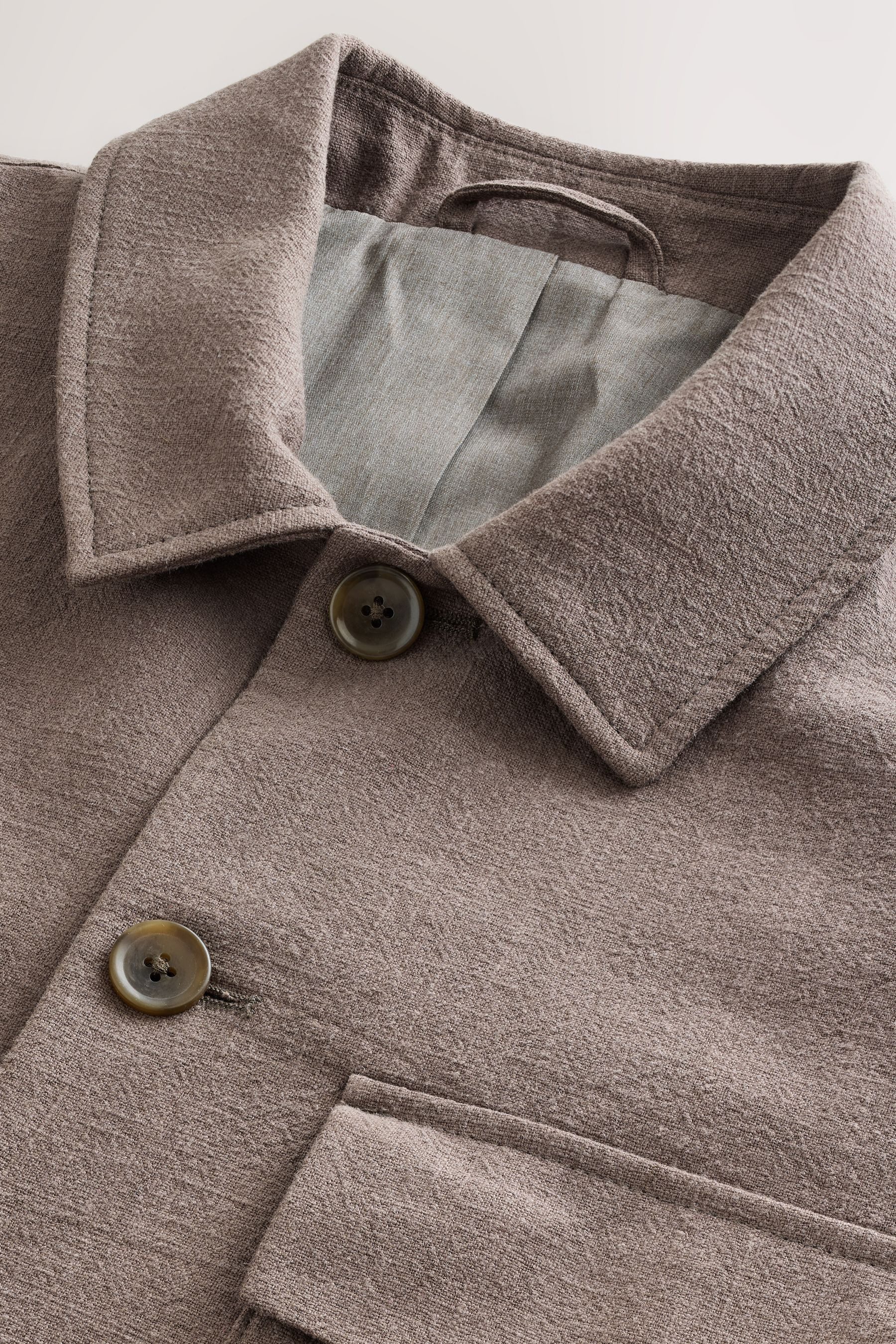 Next Hemdjacke Smarte Hemdjacke im Leinen-Look günstig online kaufen