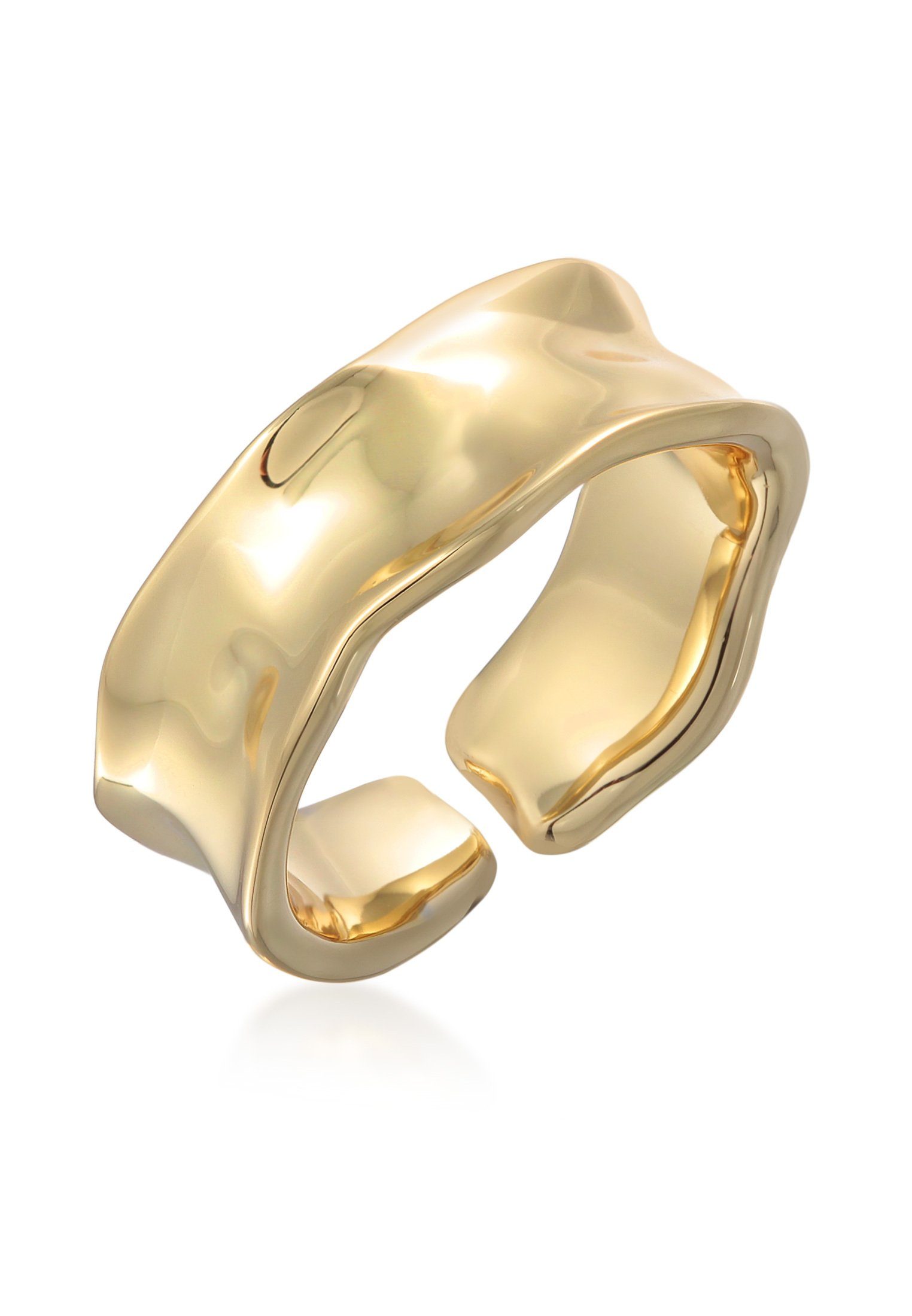 Elli Fingerring Bandring Offen Struktur für günstig online kaufen
