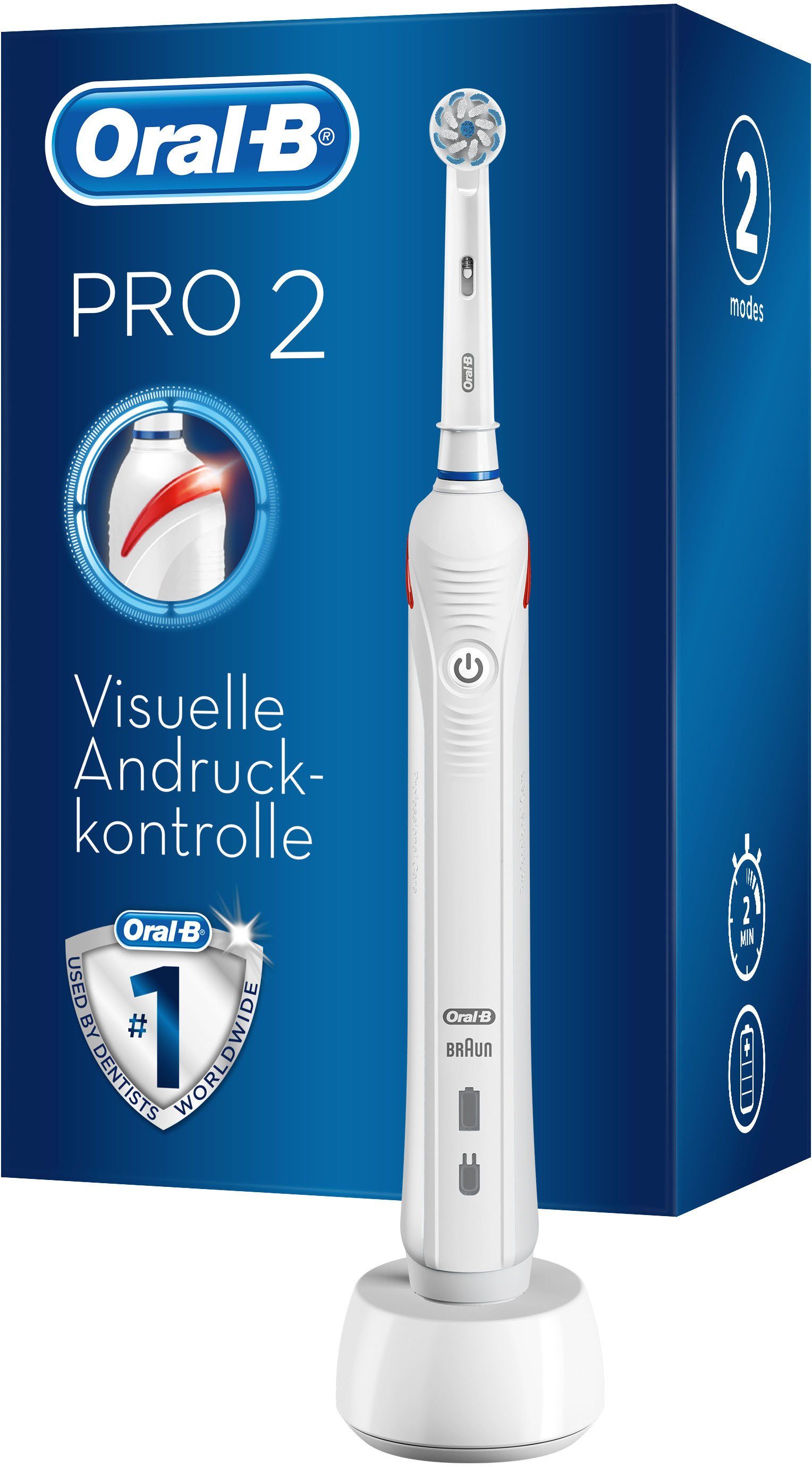 oral b pro 2 2000 white sensi ultrathin