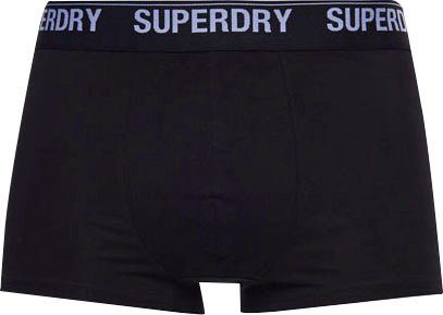 orange, Boxer schwarz grau, Superdry (3-St)