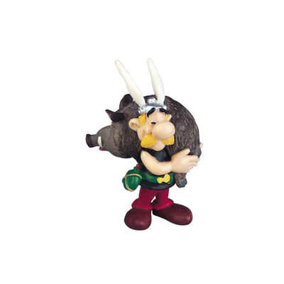 Plastoy Spiel, Asterix - Figur Asterix mit Wildschwein