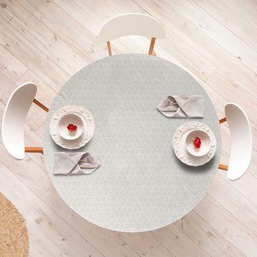Abakuhaus Tischdecke Rundum-elastische Stofftischdecke, Abstrakt Basic und Moderne Hexagons