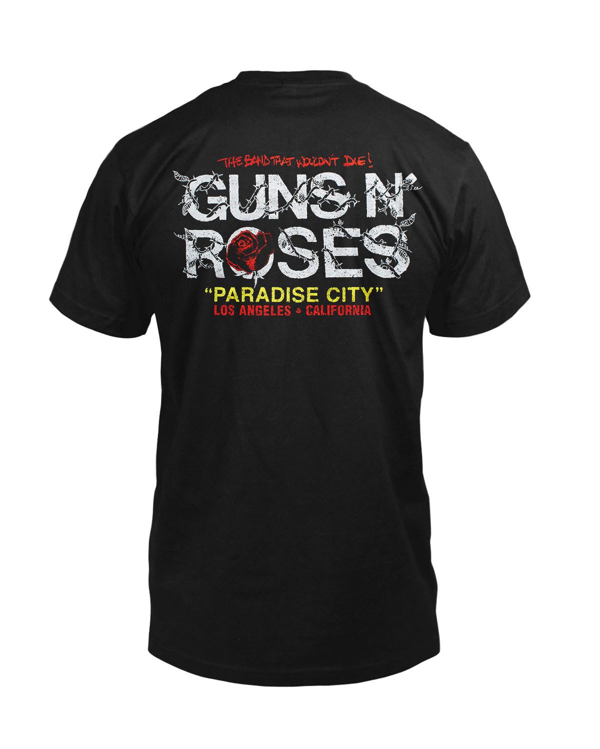 Guns N' Roses T-Shirt Rose Circle Paradise City