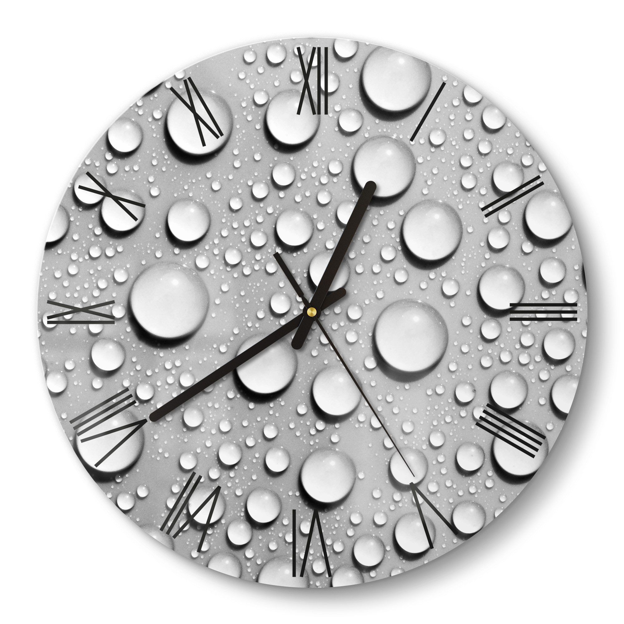 DEQORI Wanduhr 'Tanz der Wasserperlen' (Glas günstig online kaufen