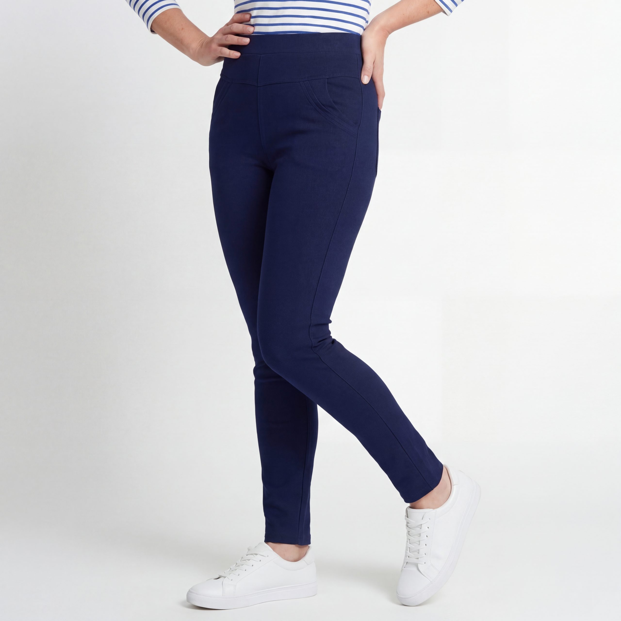 OriginalYou Schlupfhose Damen Stretch Hose Freizeithose Slim Fit Businesshose auch in großen Größen erhältlich